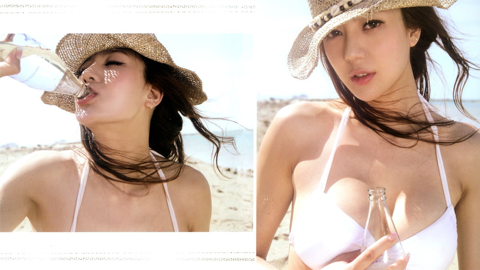 超级模特周韦彤尽显妩媚风情