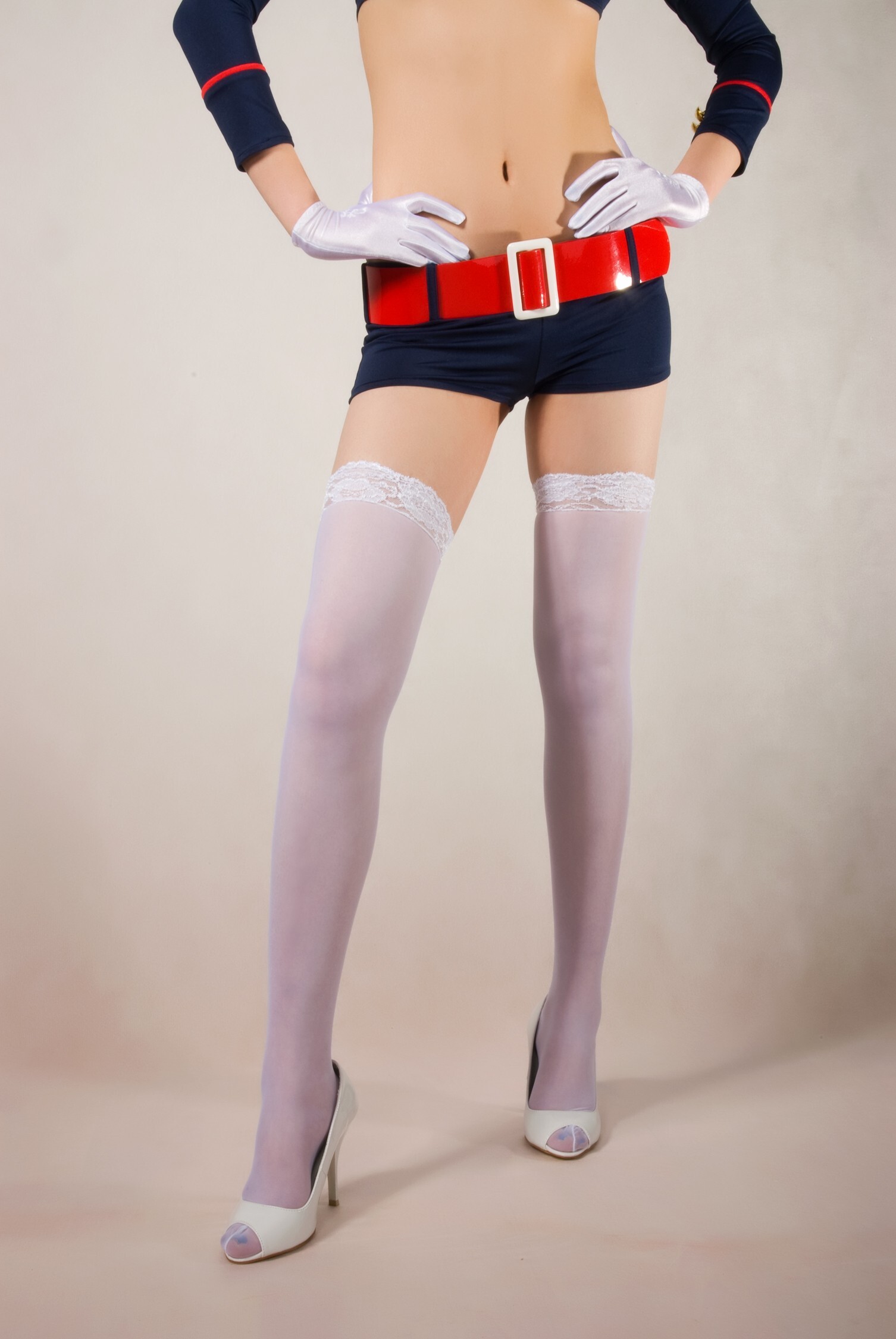 月牙儿 白玉佳人 海军性感装 曼曼 粉色媚影 桐桐 短旗袍[拍美VIP]