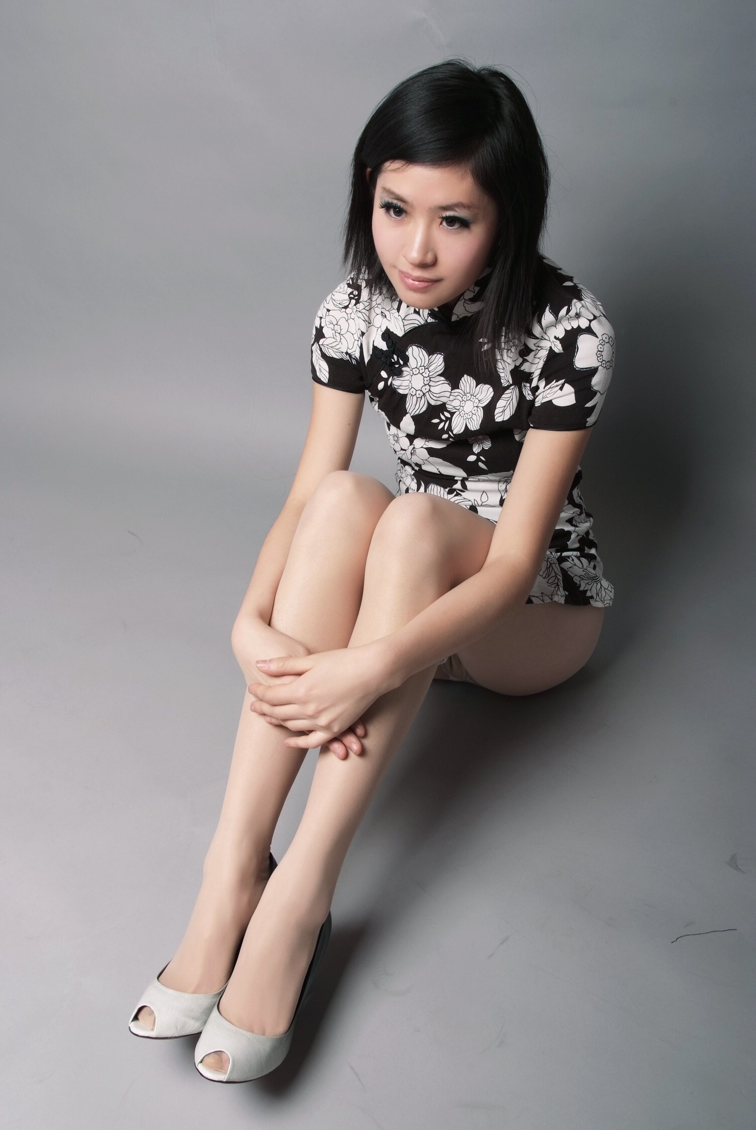 [拍美VIP] 睛天 白花旗袍  Marry 粉红护士 婧婧 蓝衣OL  Vo2