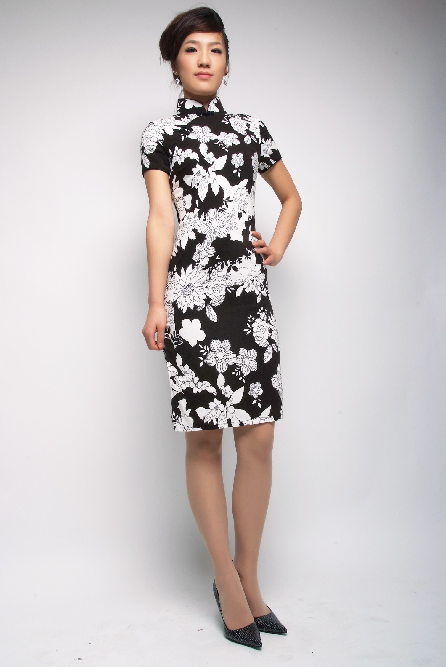 [拍美VIP] LUNA 海军性感装  佳佳 旗袍美女 轻解白衣