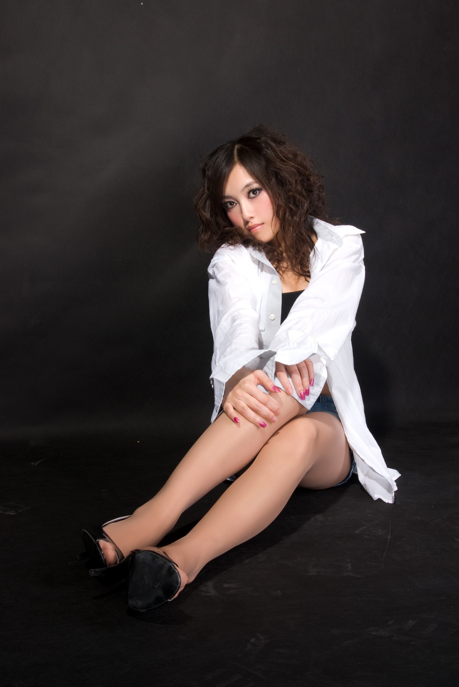 [拍美VIP] LUNA 海军性感装  佳佳 旗袍美女 轻解白衣