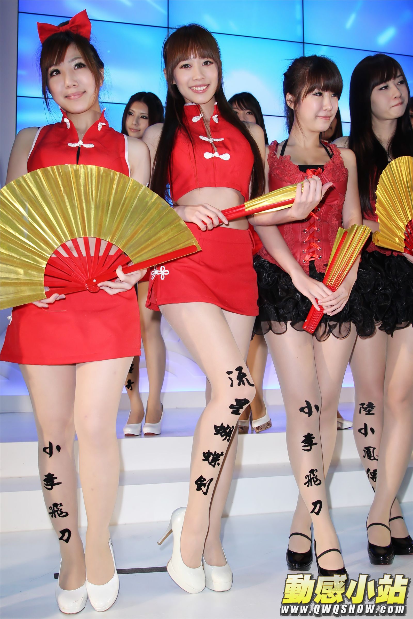 动感小站2012電玩展開場舞 网络性感美女图片