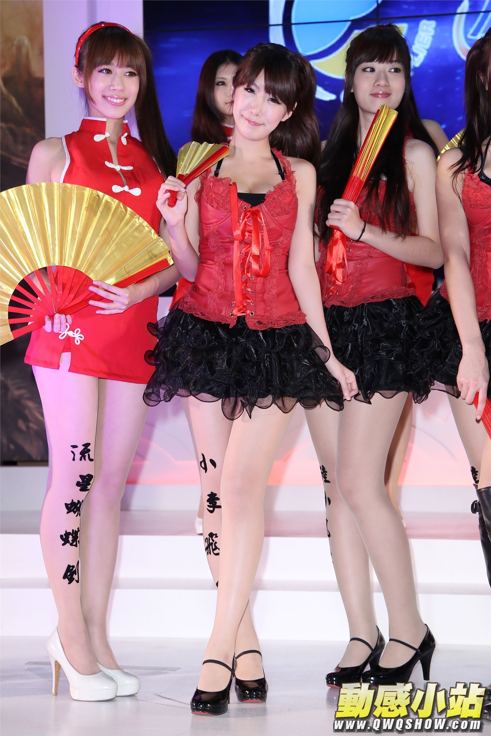 动感小站2012電玩展開場舞 网络性感美女图片