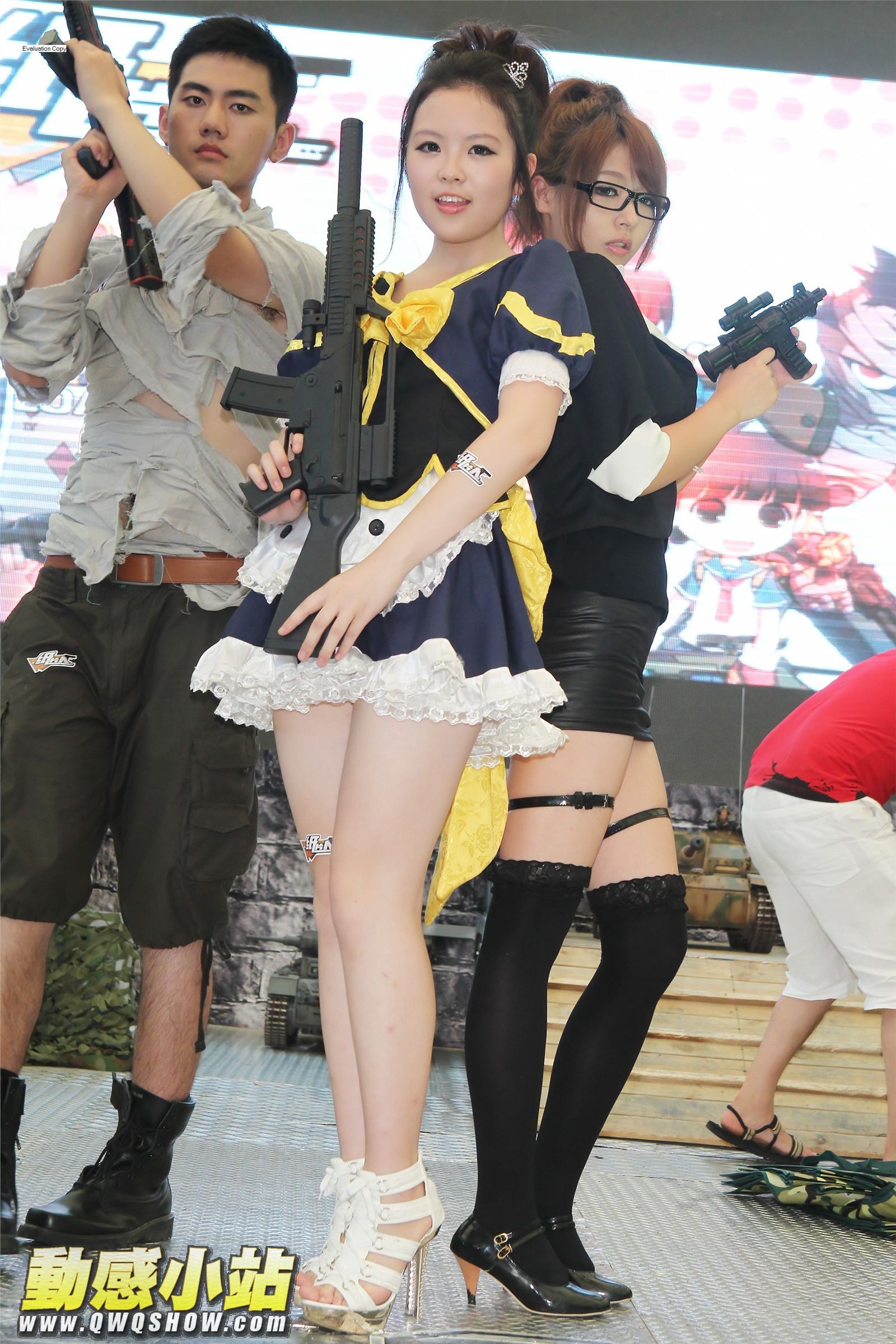 上海ChinaJoy電玩展空中網Cosplay　深紅網路Model　完美世界Model