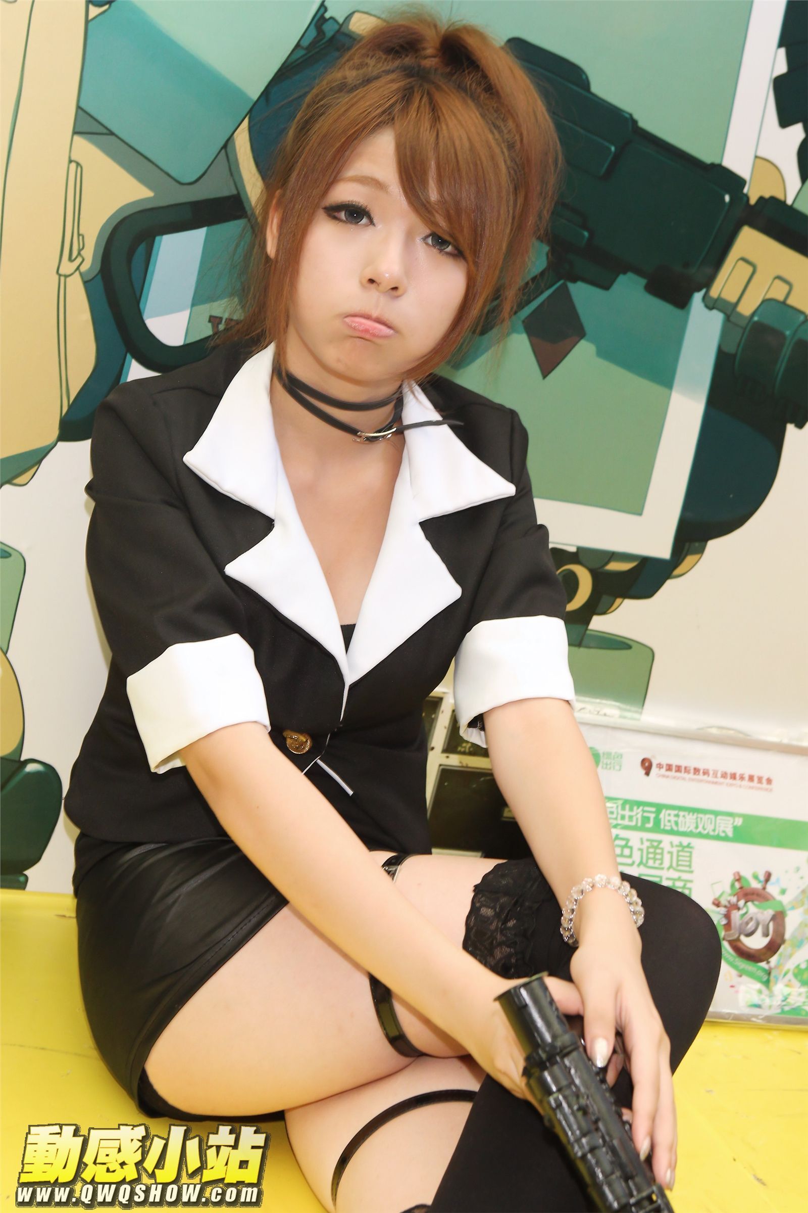 上海ChinaJoy電玩展空中網Cosplay　深紅網路Model　完美世界Model