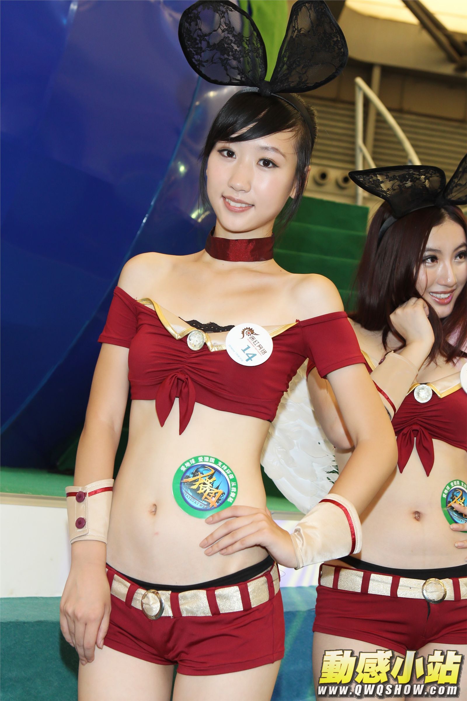 上海ChinaJoy電玩展空中網Cosplay　深紅網路Model　完美世界Model