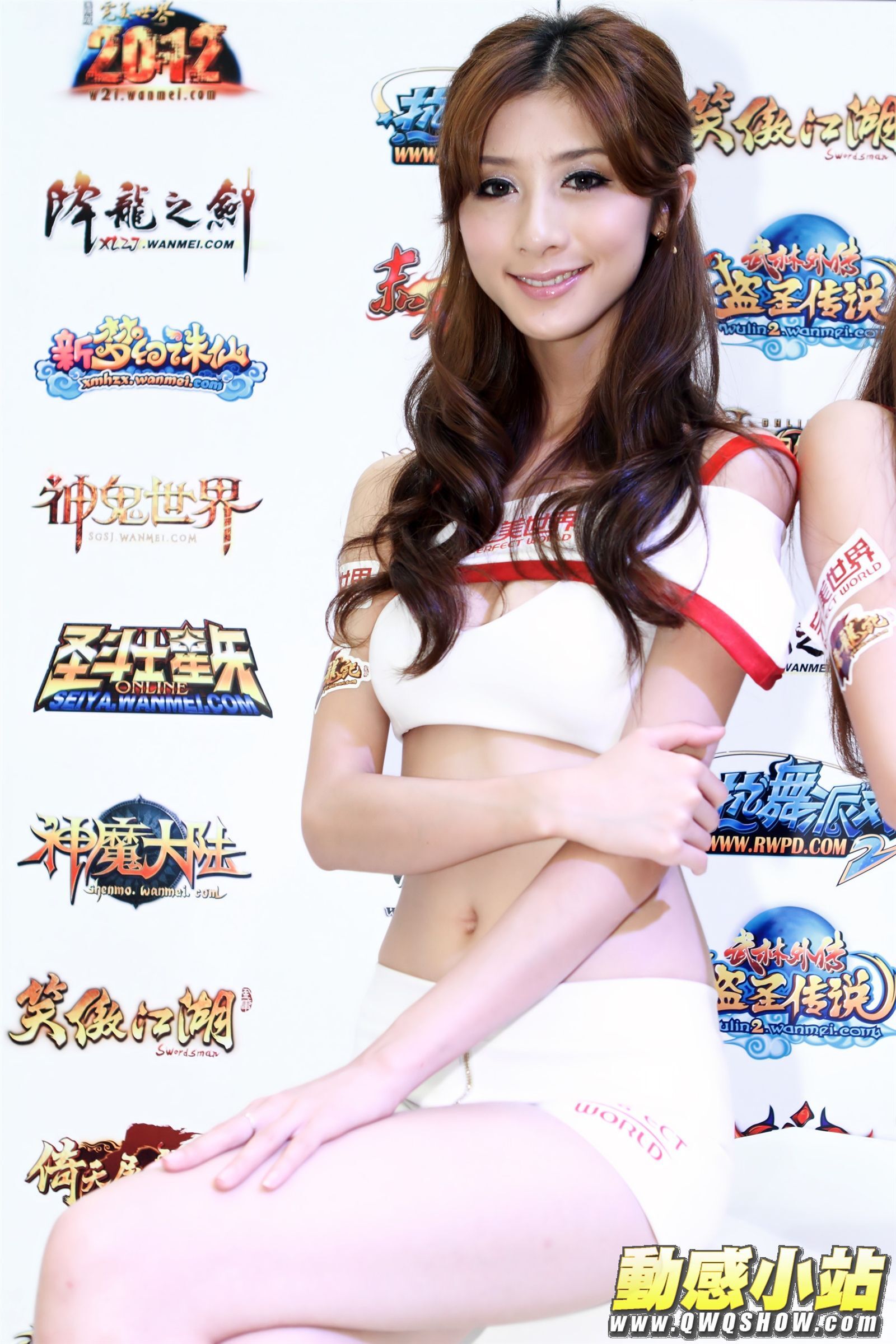 上海ChinaJoy電玩展空中網Cosplay　深紅網路Model　完美世界Model