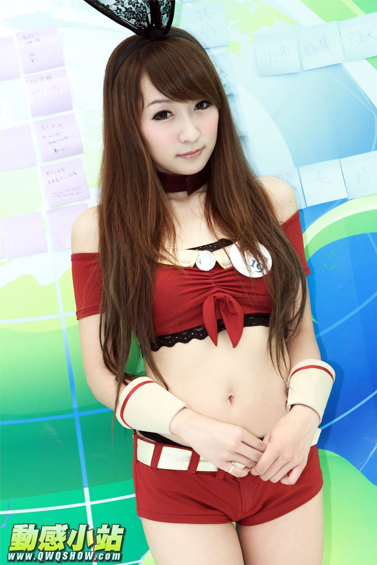 上海ChinaJoy電玩展空中網Cosplay　深紅網路Model　完美世界Model