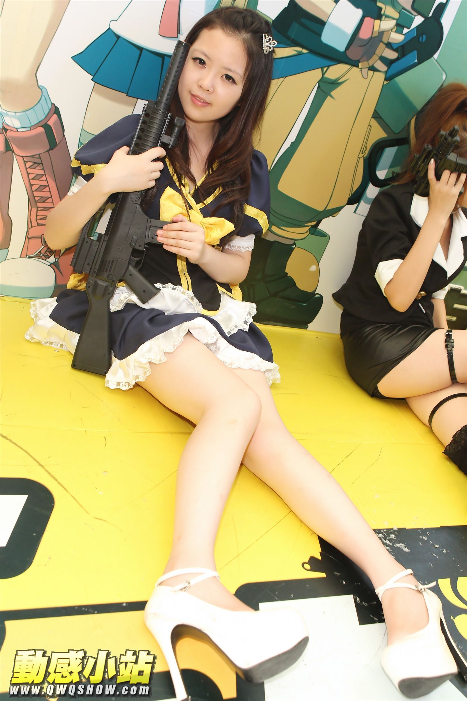 上海ChinaJoy電玩展空中網Cosplay　深紅網路Model　完美世界Model