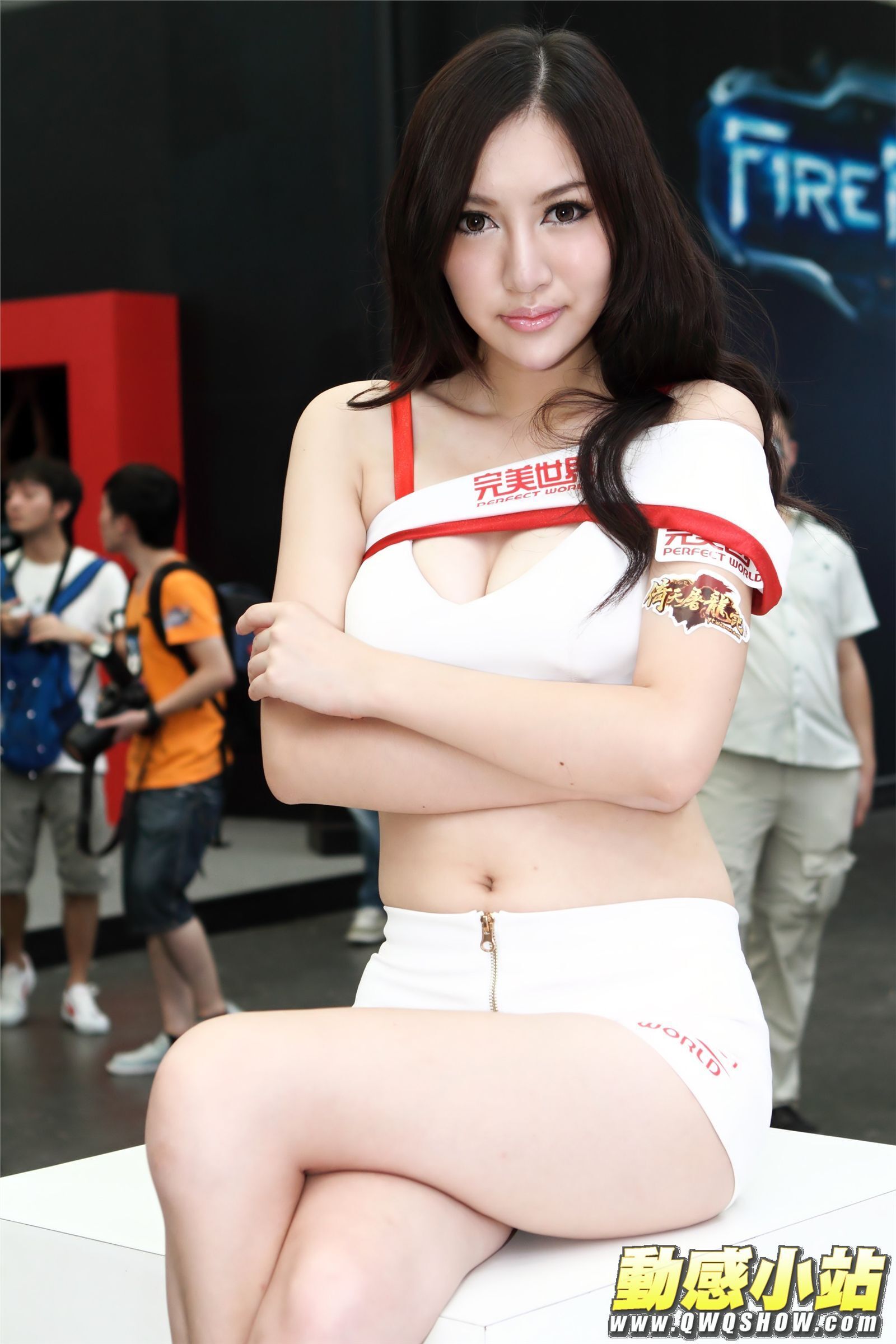 上海ChinaJoy電玩展空中網Cosplay　深紅網路Model　完美世界Model
