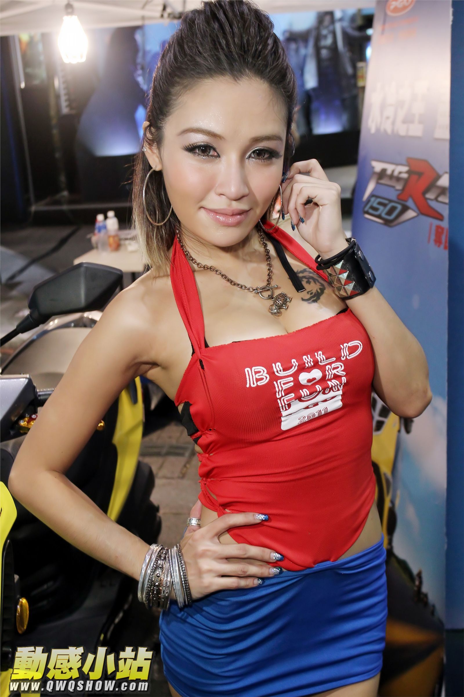 动感小站 动感之星热舞模特户外写真