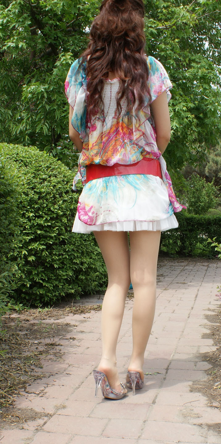 花裙连裤肉丝 柔丝晴晴VIP套图