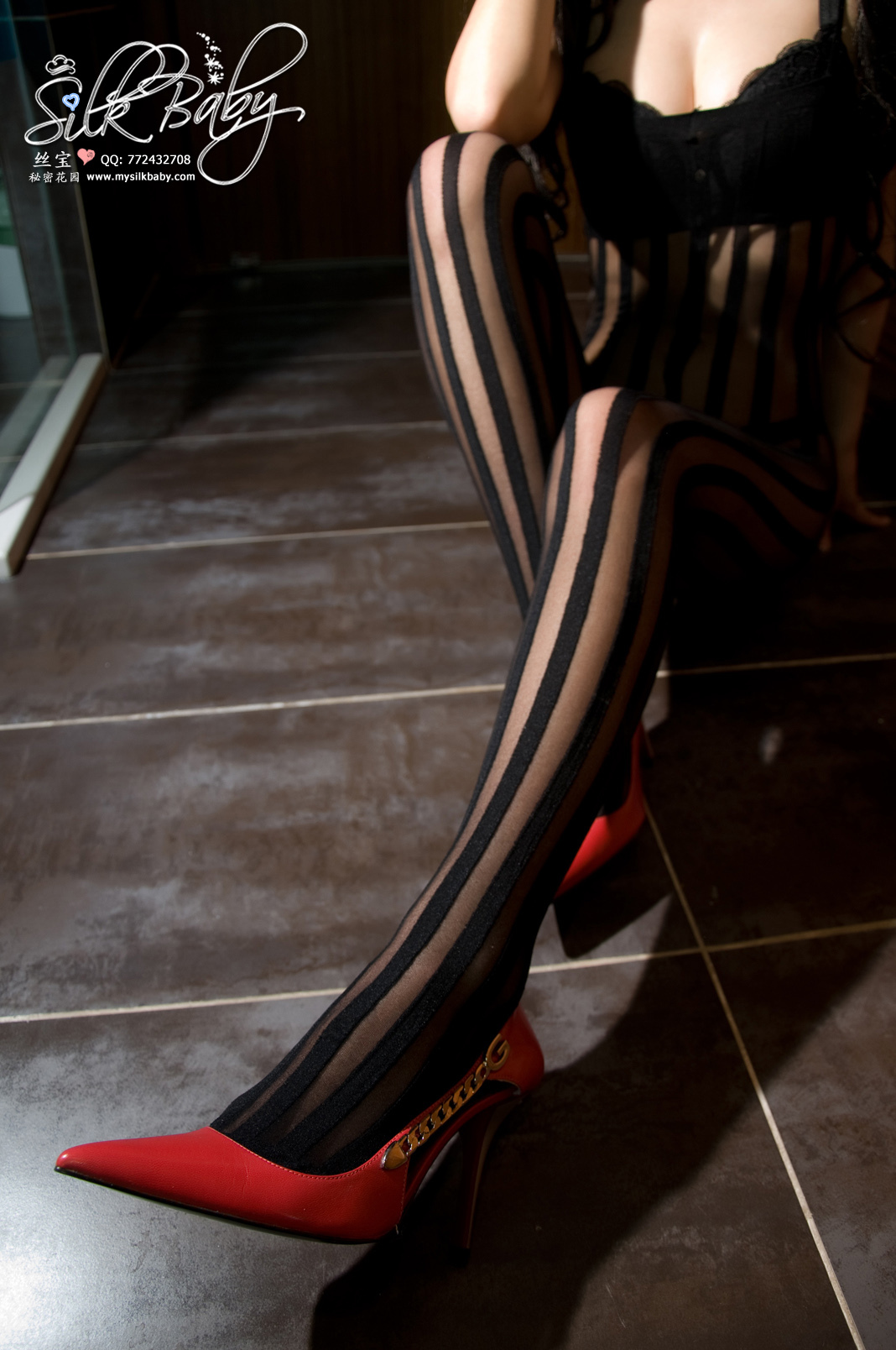 烈焰焚情诱惑连身 丝宝silkbaby VIP套图