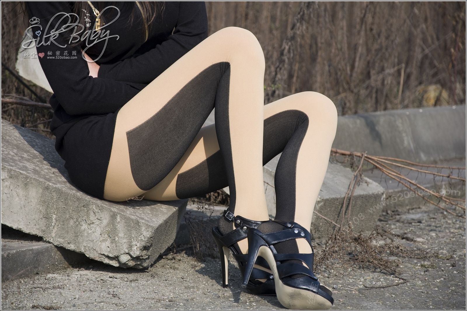 [丝宝] 2009.11 vip套图之性趣盎然阴阳袜