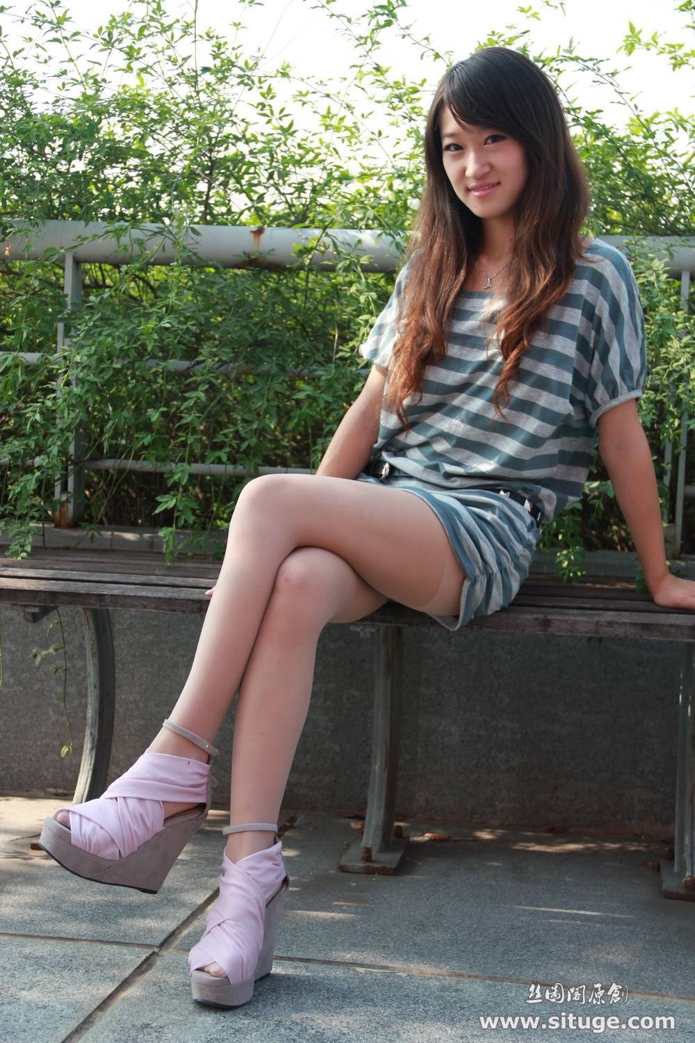 丝图阁高清丝袜美女写真 STGNo.018 WenZhen