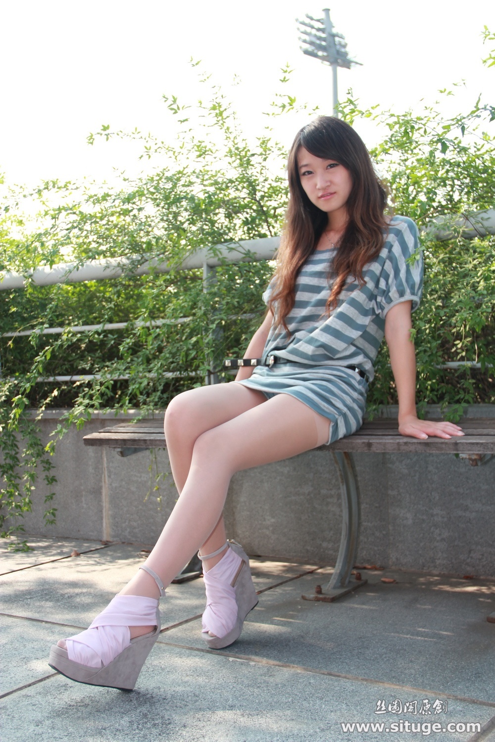 丝图阁高清丝袜美女写真 STGNo.018 WenZhen