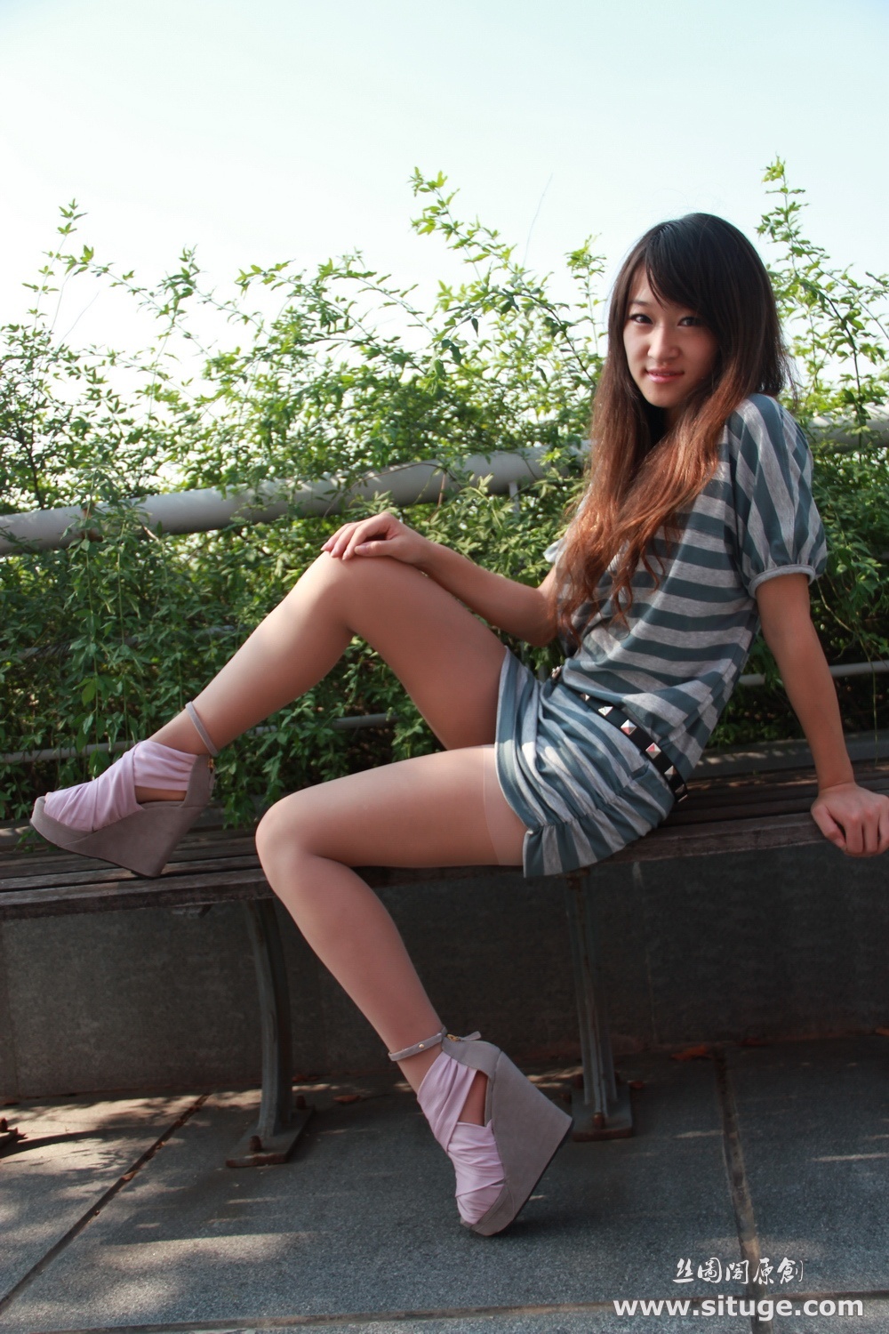 丝图阁高清丝袜美女写真 STGNo.018 WenZhen