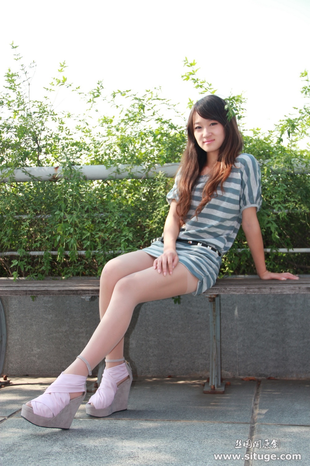 丝图阁高清丝袜美女写真 STGNo.018 WenZhen