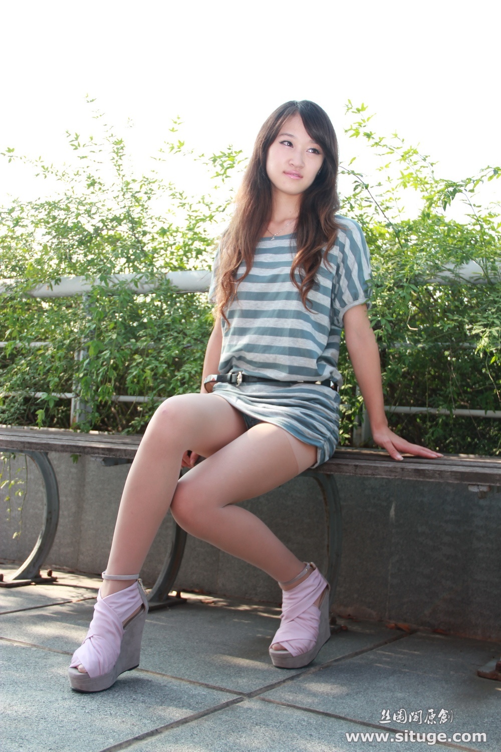 丝图阁高清丝袜美女写真 STGNo.018 WenZhen