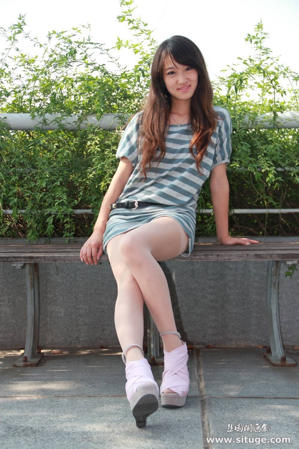 丝图阁高清丝袜美女写真 STGNo.018 WenZhen