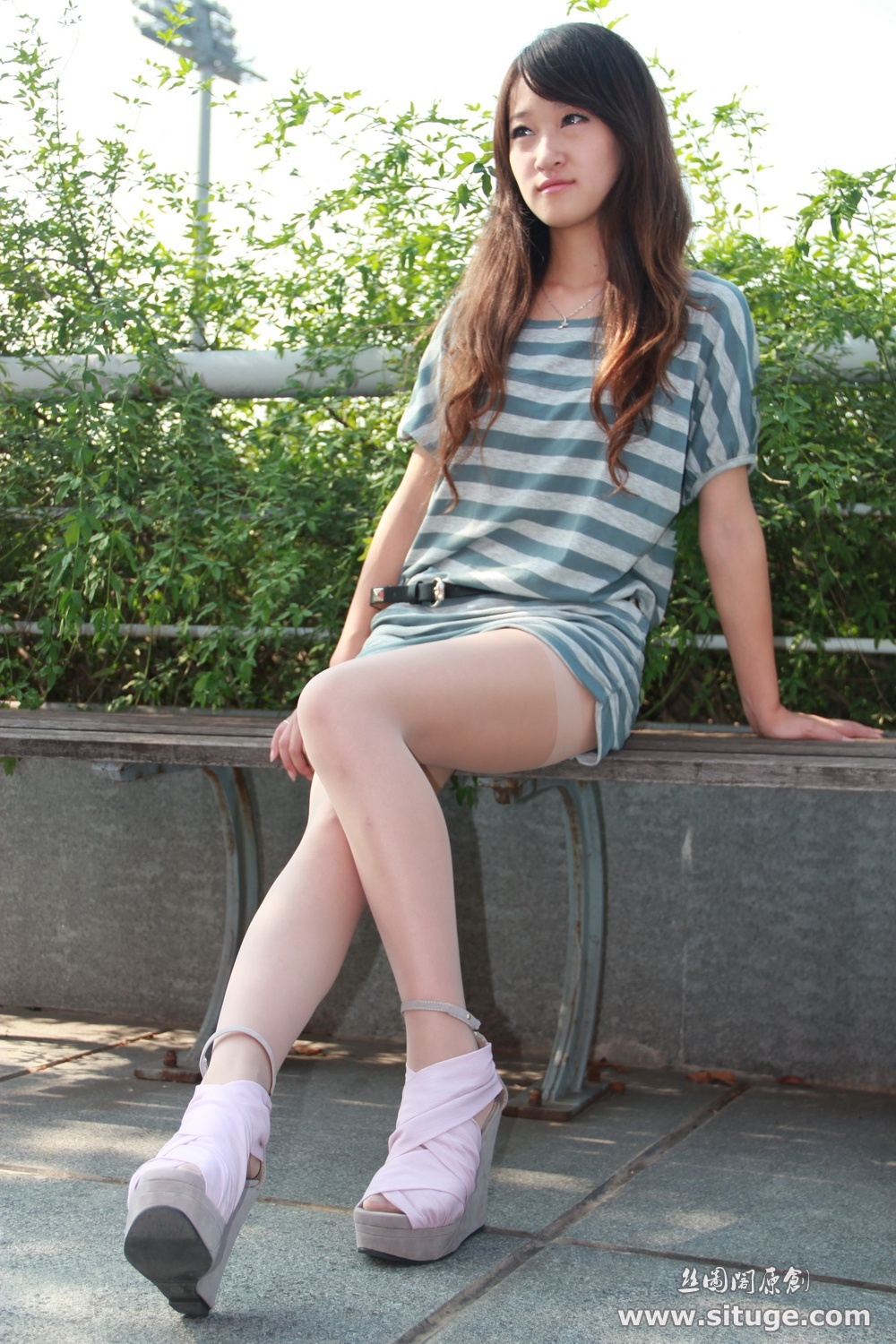 丝图阁高清丝袜美女写真 STGNo.018 WenZhen