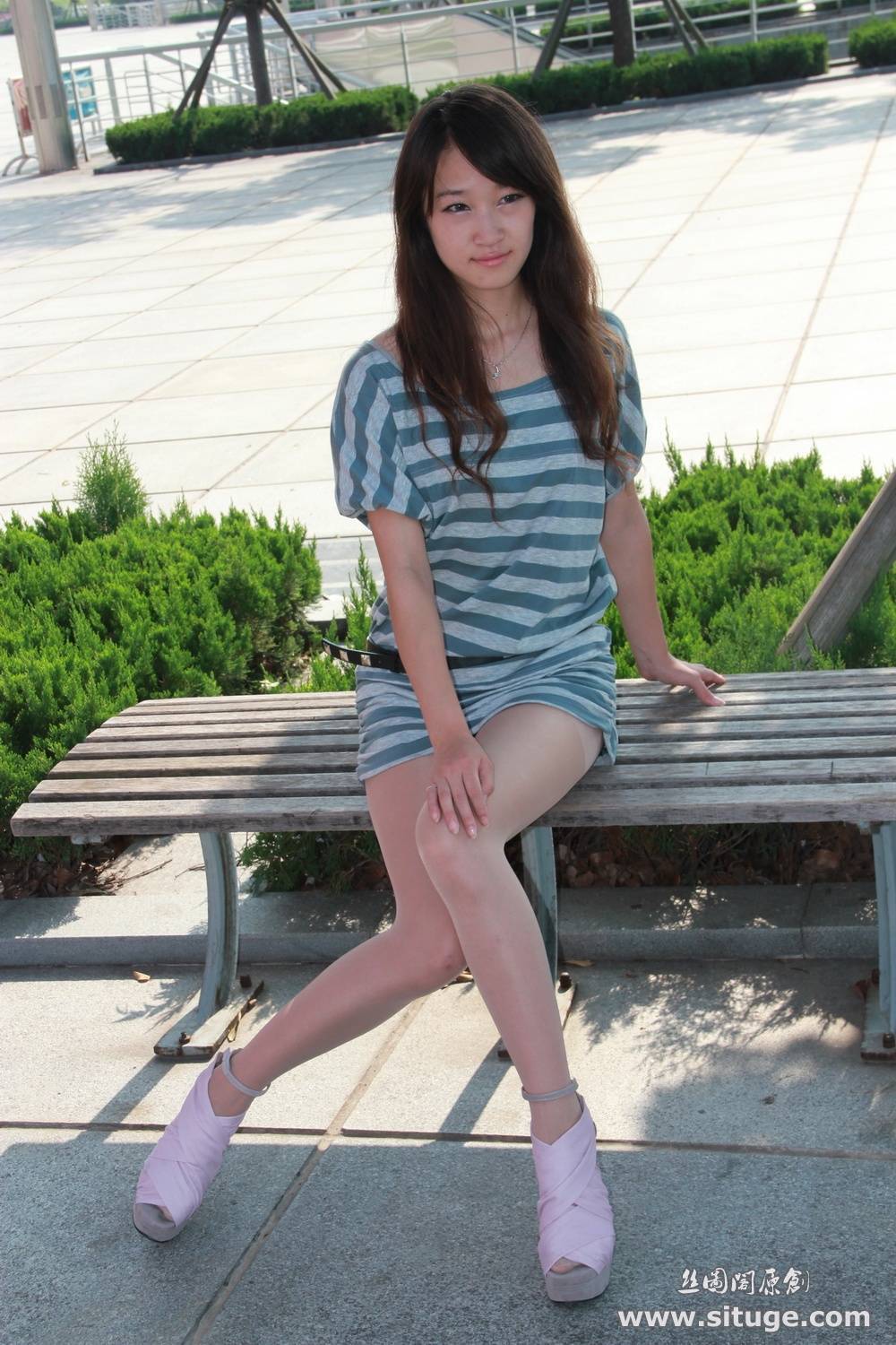 丝图阁高清丝袜美女写真 STGNo.018 WenZhen