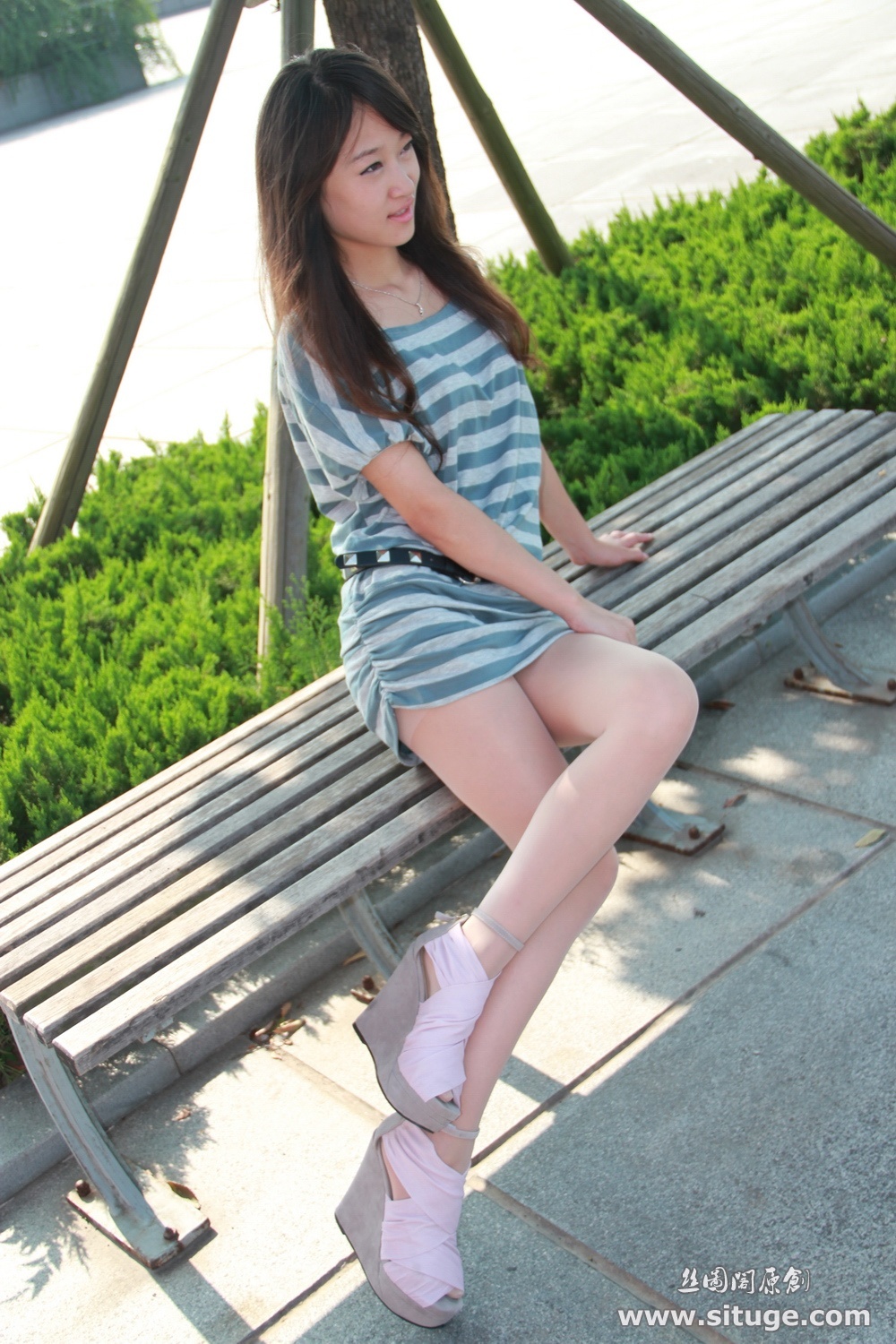 丝图阁高清丝袜美女写真 STGNo.018 WenZhen