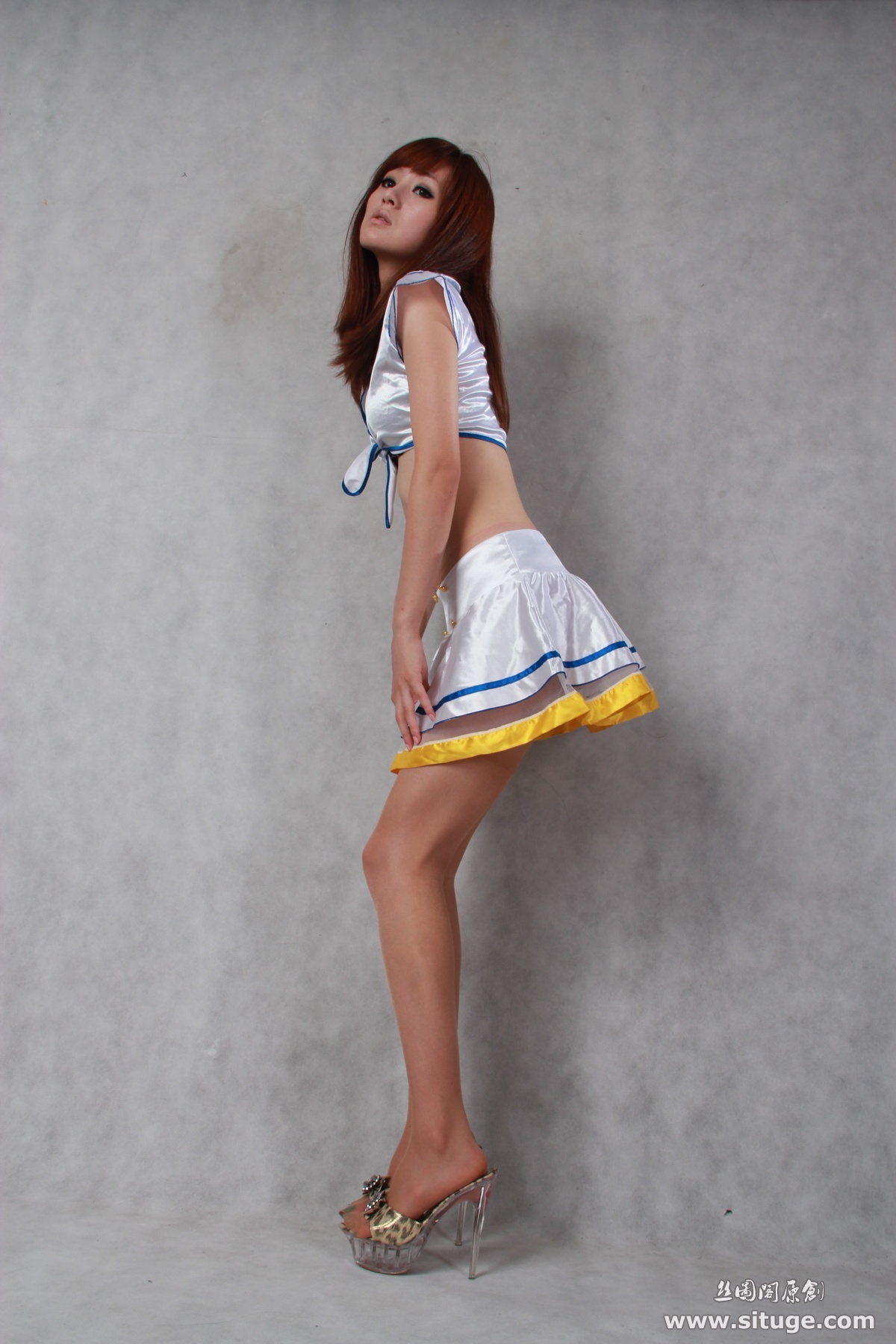 丝图阁丝袜写真 STGNo.022 Sandy 美女丝袜美腿高根模特