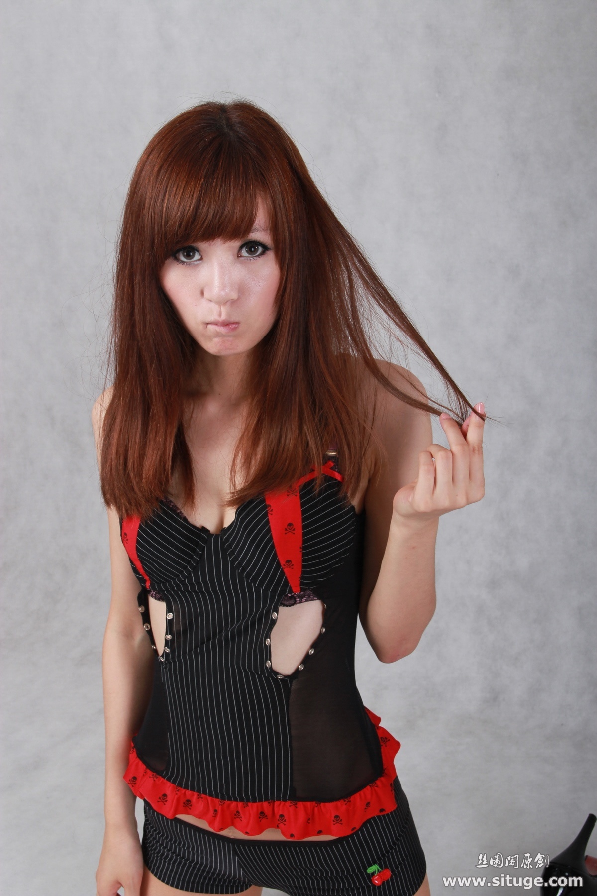 丝图阁丝袜写真 STGNo.022 Sandy 美女丝袜美腿高根模特