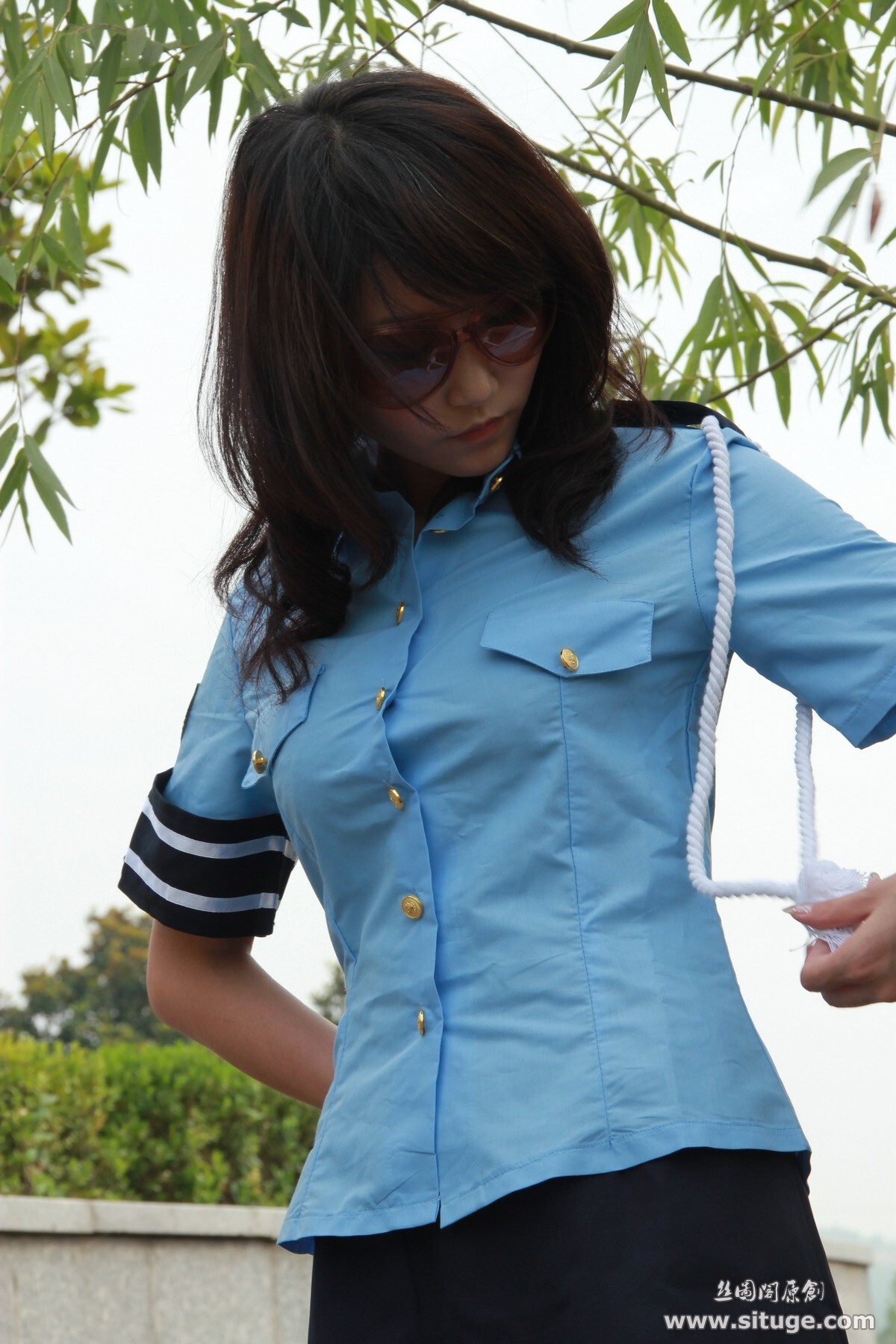 丝图阁户外丝袜写真 STGNo.024 Sufei 丝袜美女美腿模特