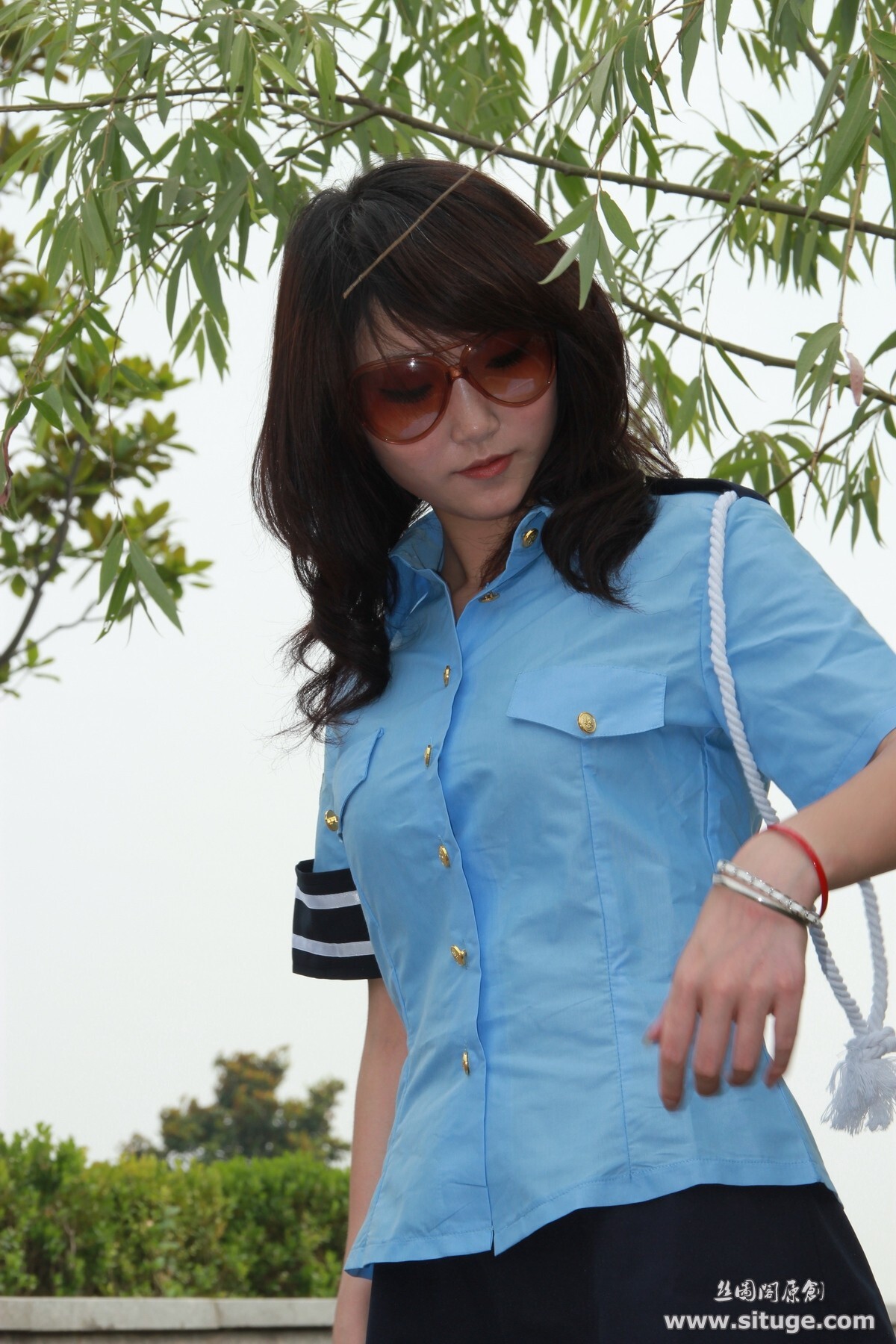 丝图阁户外丝袜写真 STGNo.024 Sufei 丝袜美女美腿模特