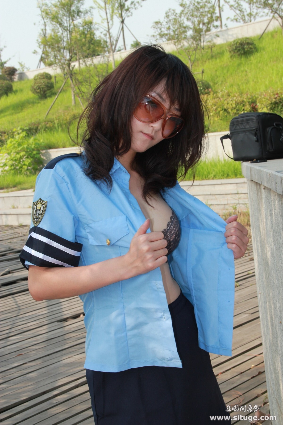 丝图阁户外丝袜写真 STGNo.024 Sufei 丝袜美女美腿模特