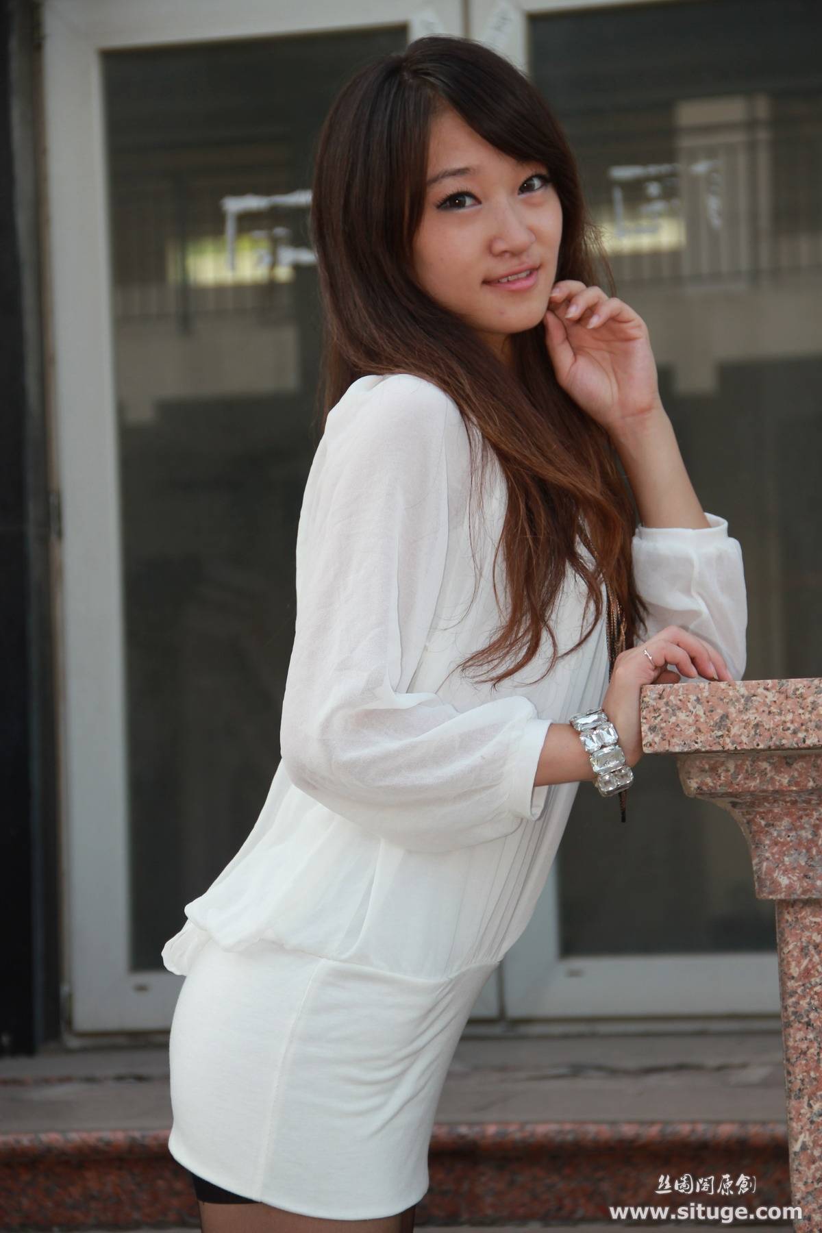 丝图阁 STG No.029 WenZhen 全套美腿丝袜套图