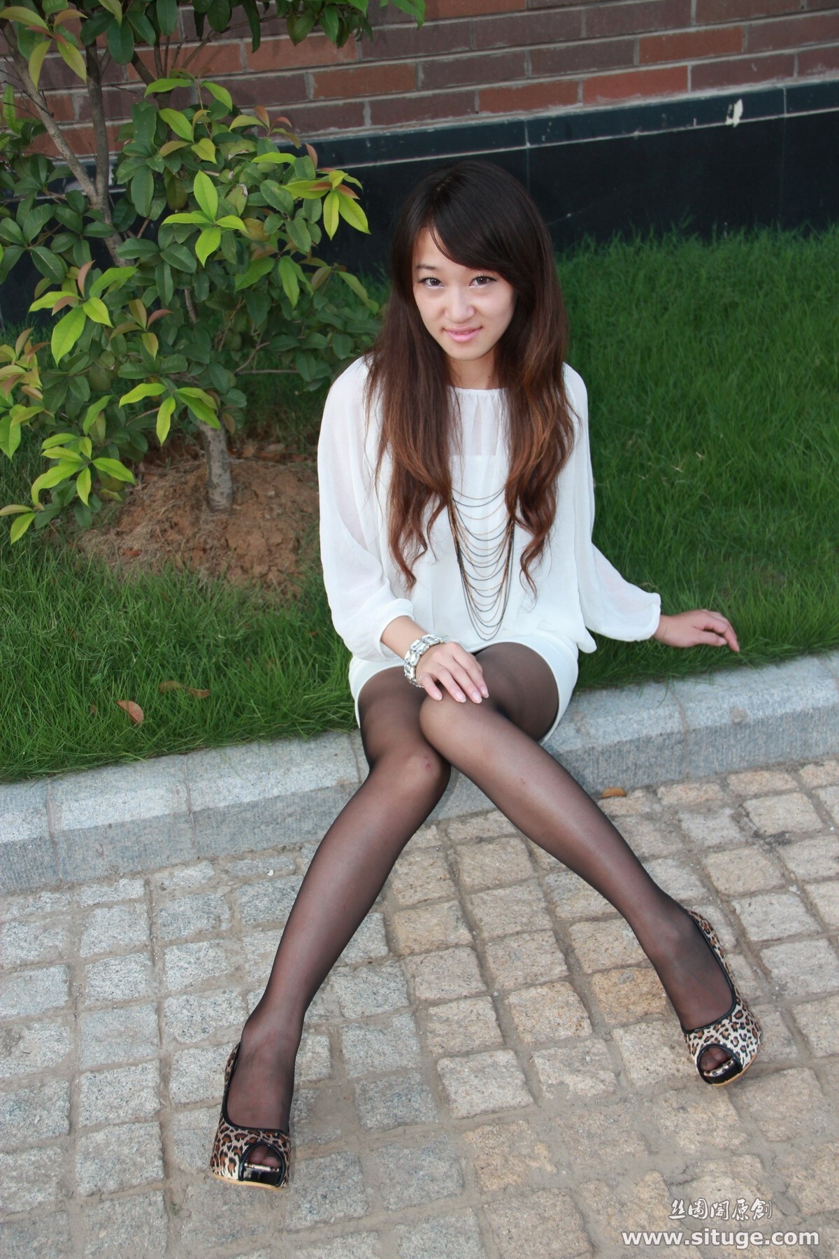 丝图阁 STG No.029 WenZhen 全套美腿丝袜套图