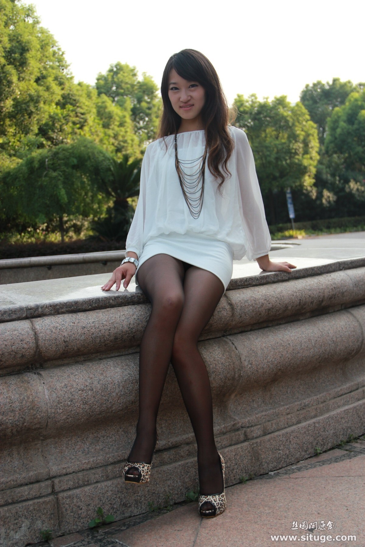 丝图阁 STG No.029 WenZhen 全套美腿丝袜套图