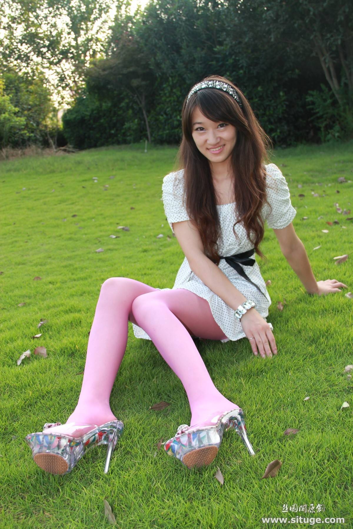 丝图阁 STGNo.035 WenZhen 丝袜美女唯美套图