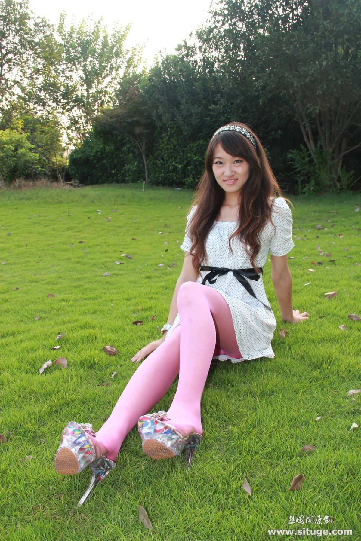 丝图阁 STGNo.035 WenZhen 丝袜美女唯美套图