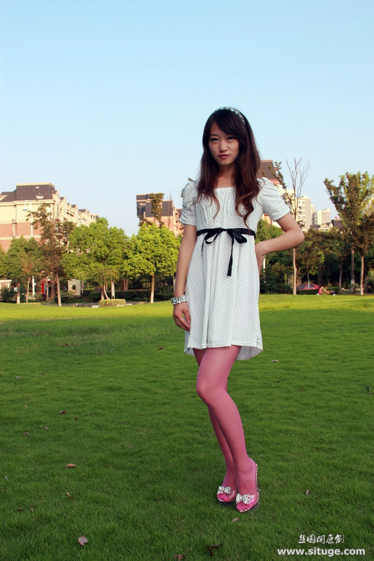 丝图阁 STGNo.035 WenZhen 丝袜美女唯美套图