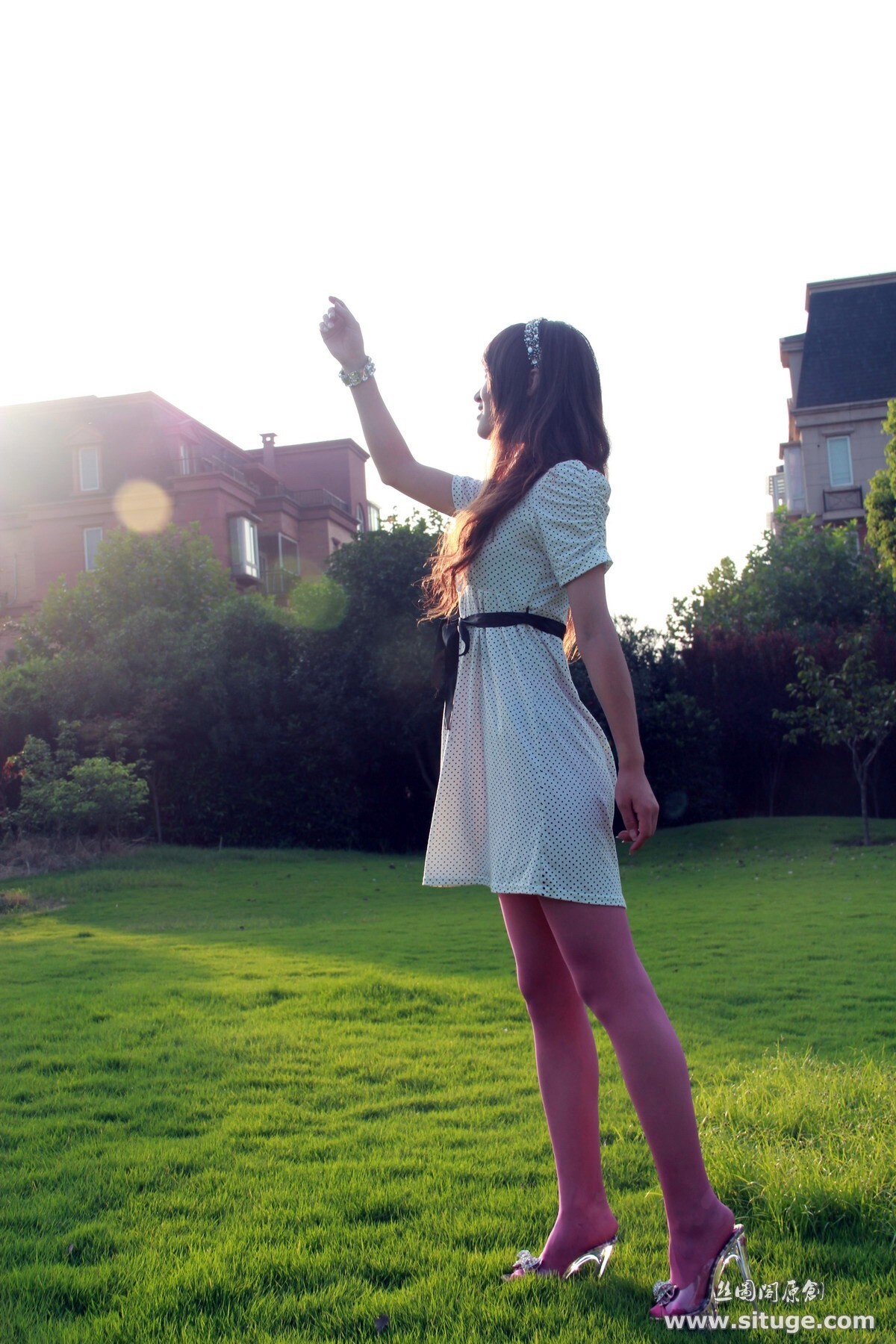 丝图阁 STGNo.035 WenZhen 丝袜美女唯美套图