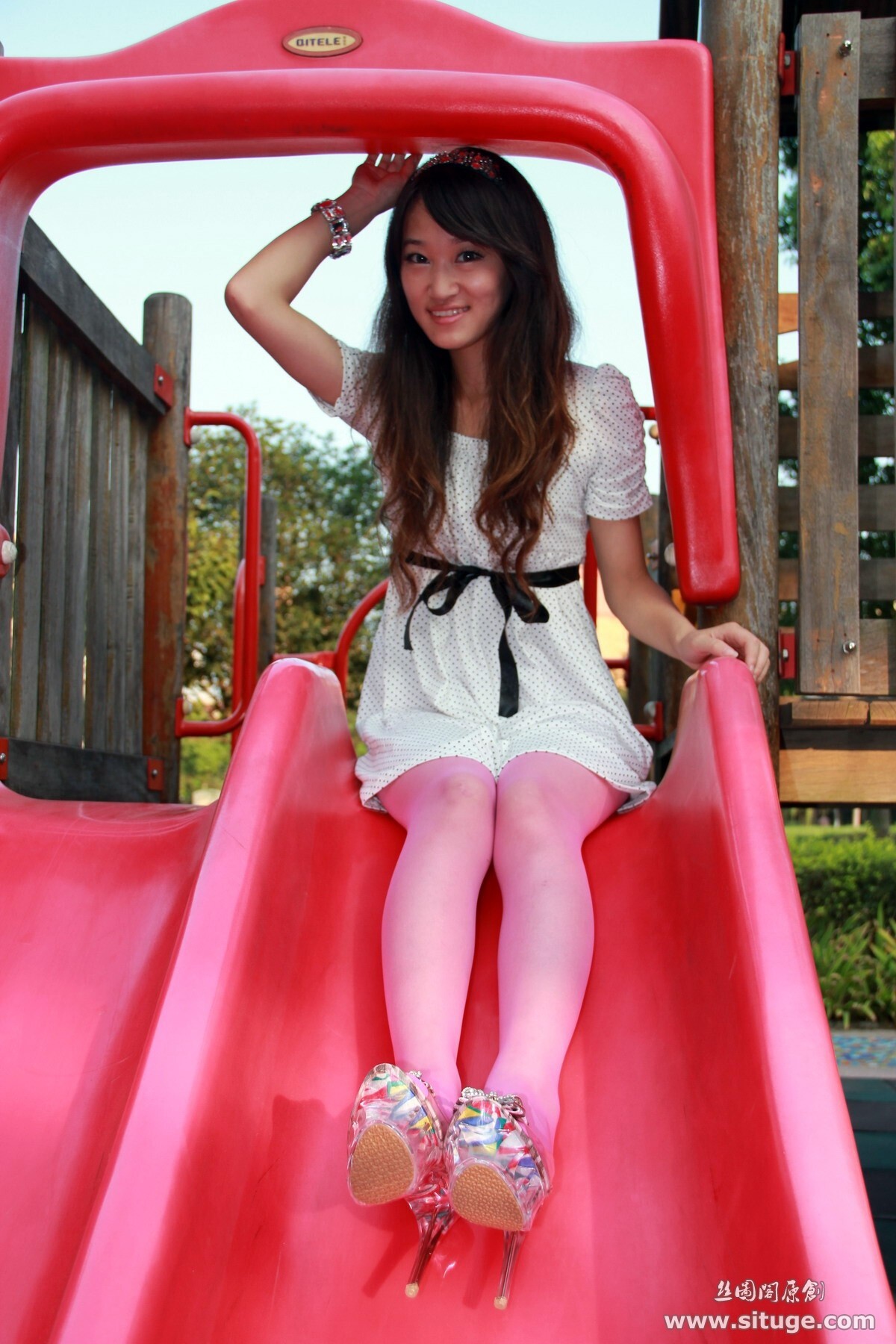 丝图阁 STGNo.035 WenZhen 丝袜美女唯美套图