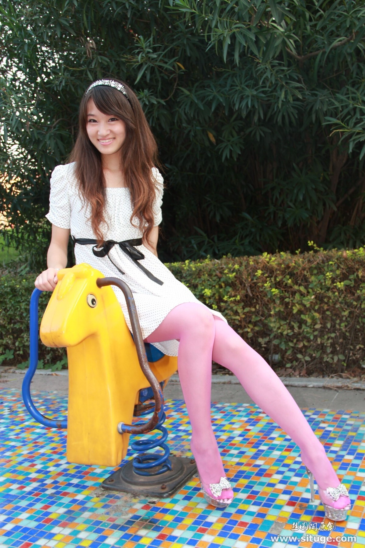 丝图阁 STGNo.035 WenZhen 丝袜美女唯美套图