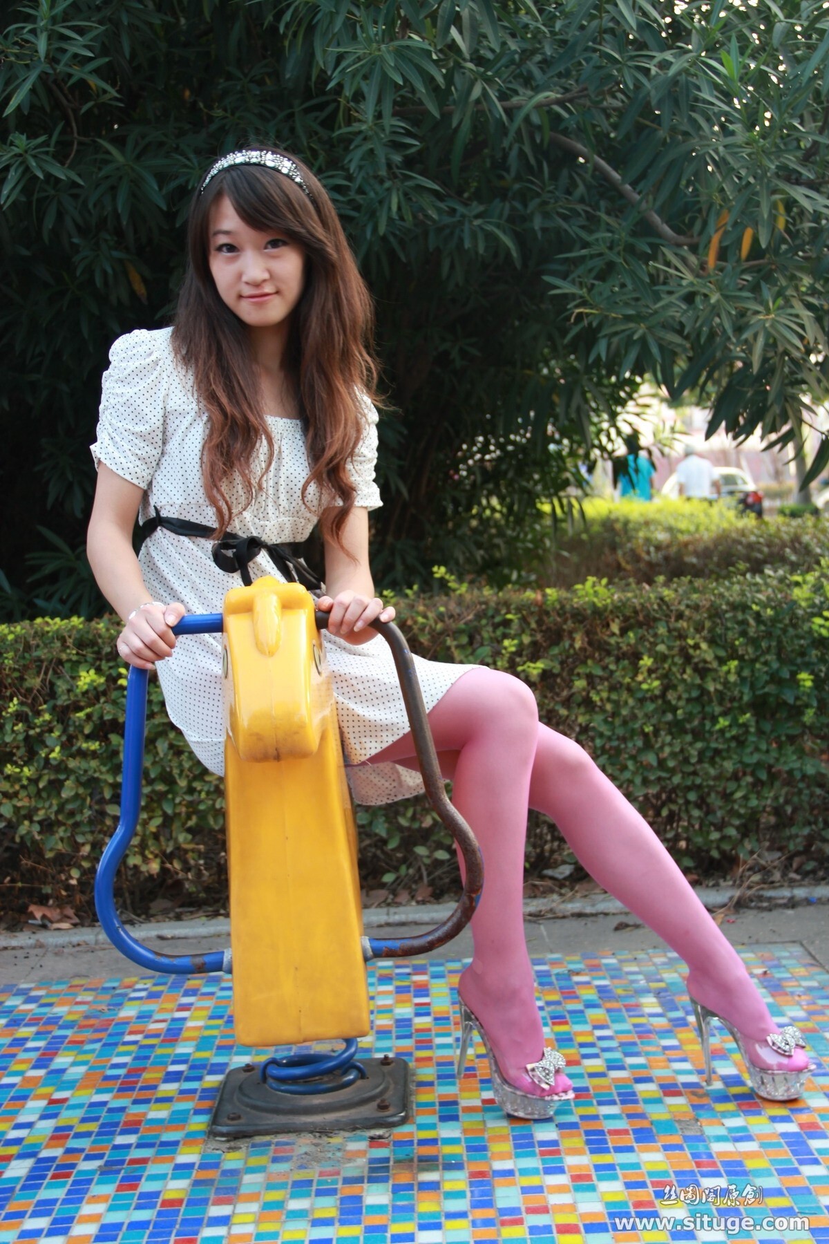 丝图阁 STGNo.035 WenZhen 丝袜美女唯美套图