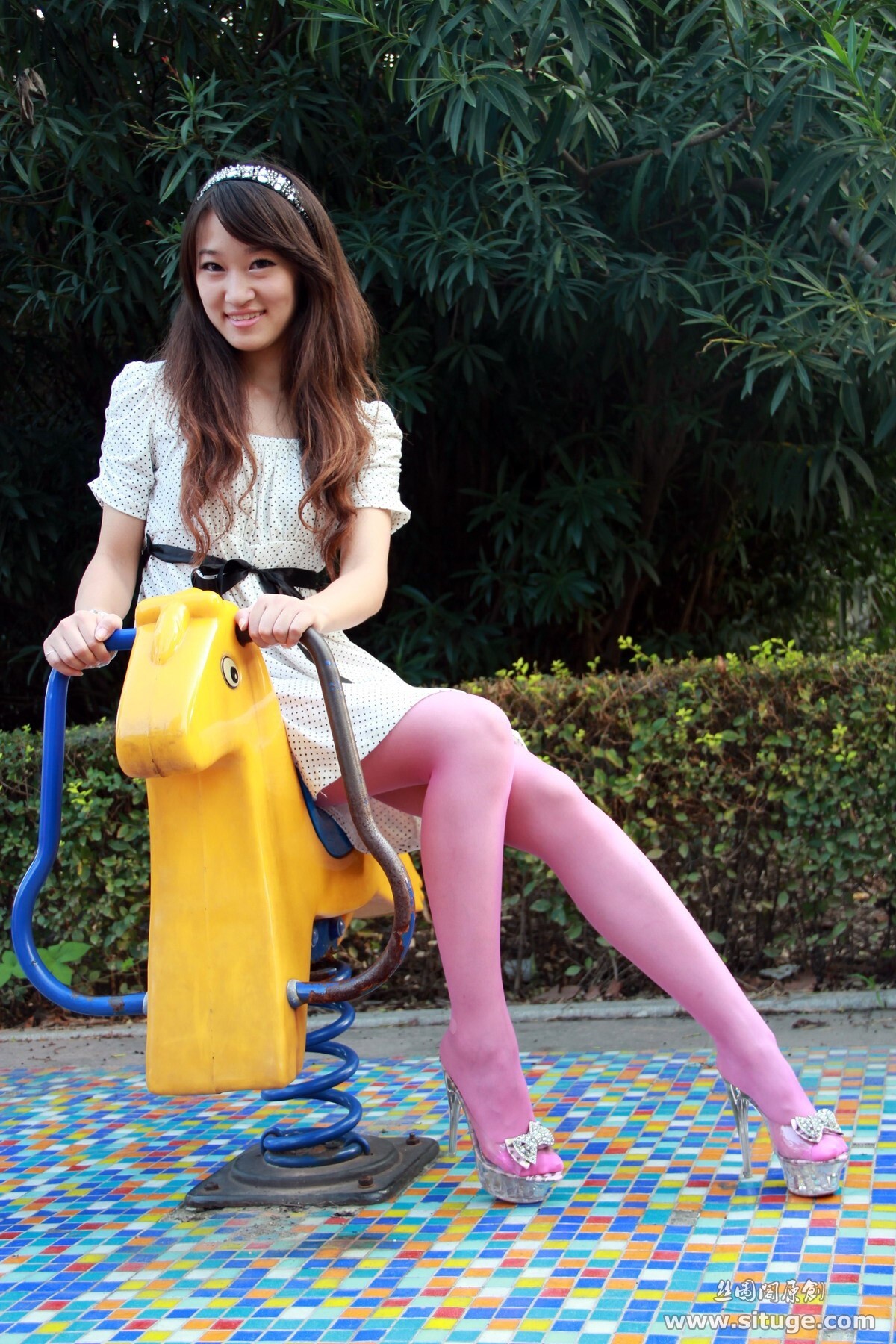 丝图阁 STGNo.035 WenZhen 丝袜美女唯美套图