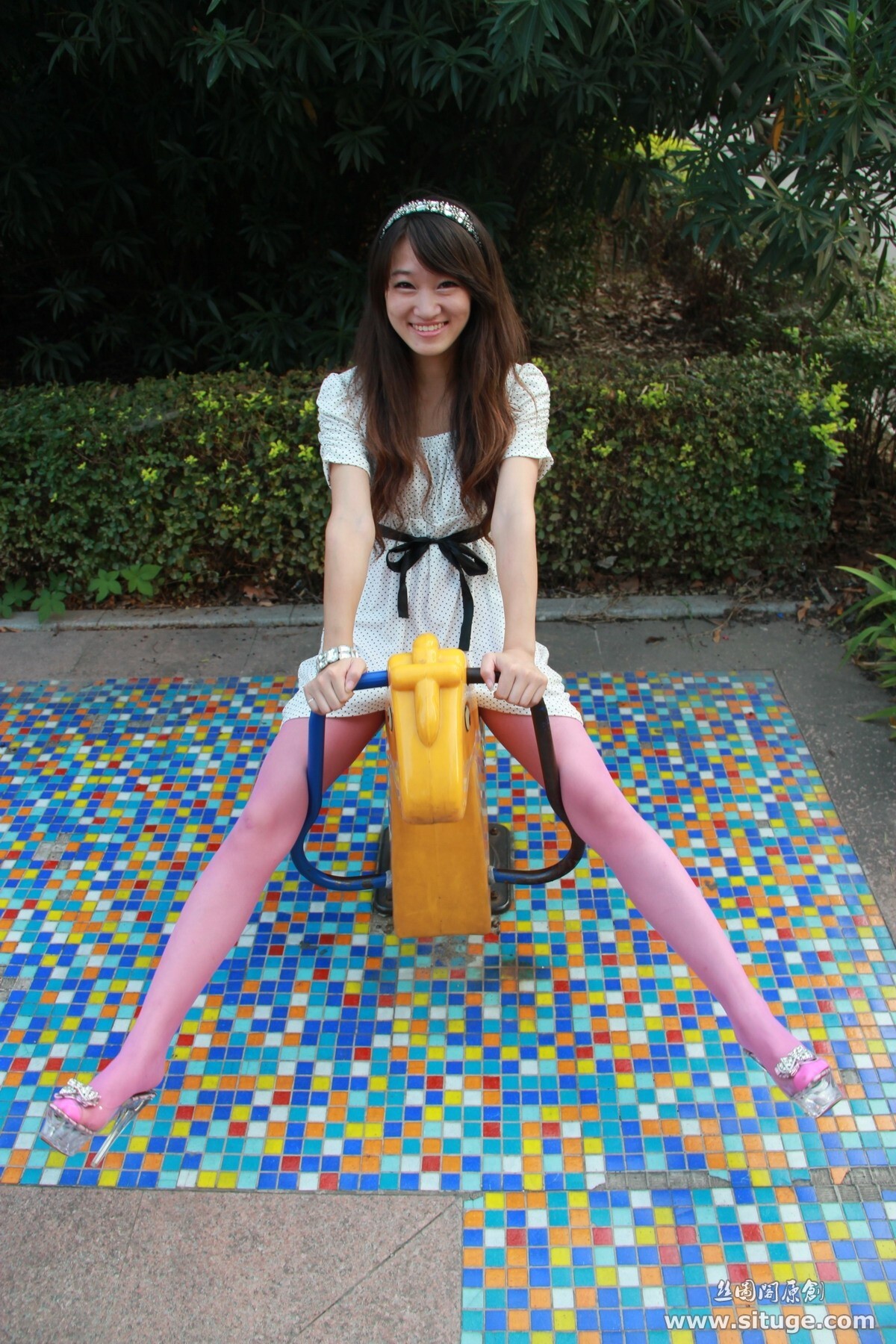 丝图阁 STGNo.035 WenZhen 丝袜美女唯美套图