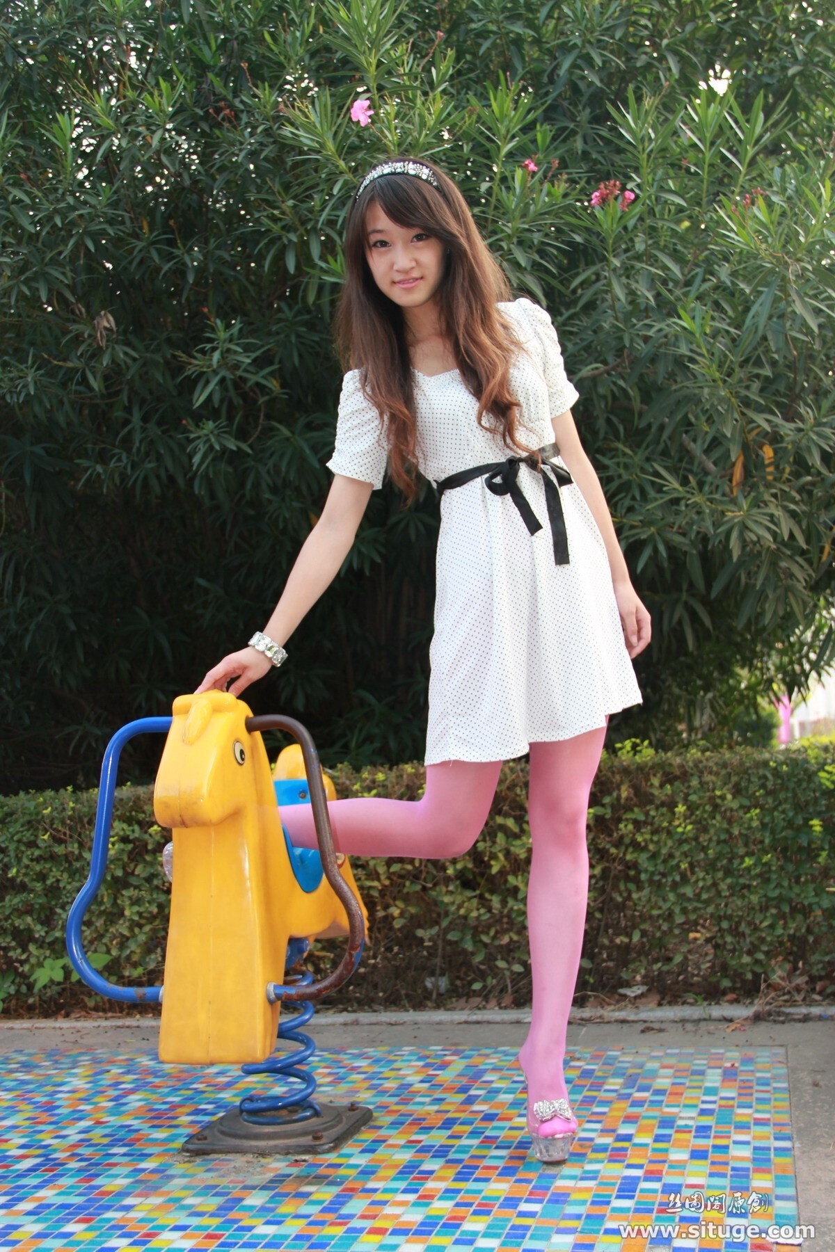 丝图阁 STGNo.035 WenZhen 丝袜美女唯美套图