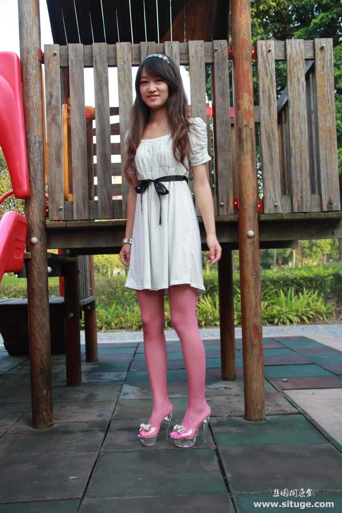 丝图阁 STGNo.035 WenZhen 丝袜美女唯美套图