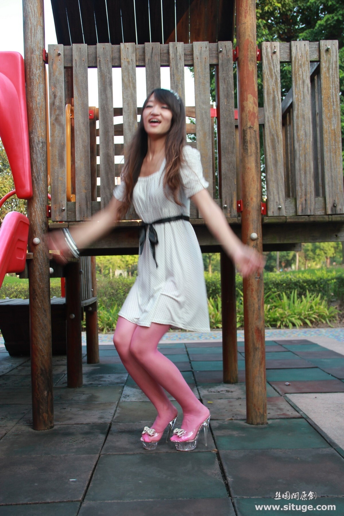 丝图阁 STGNo.035 WenZhen 丝袜美女唯美套图