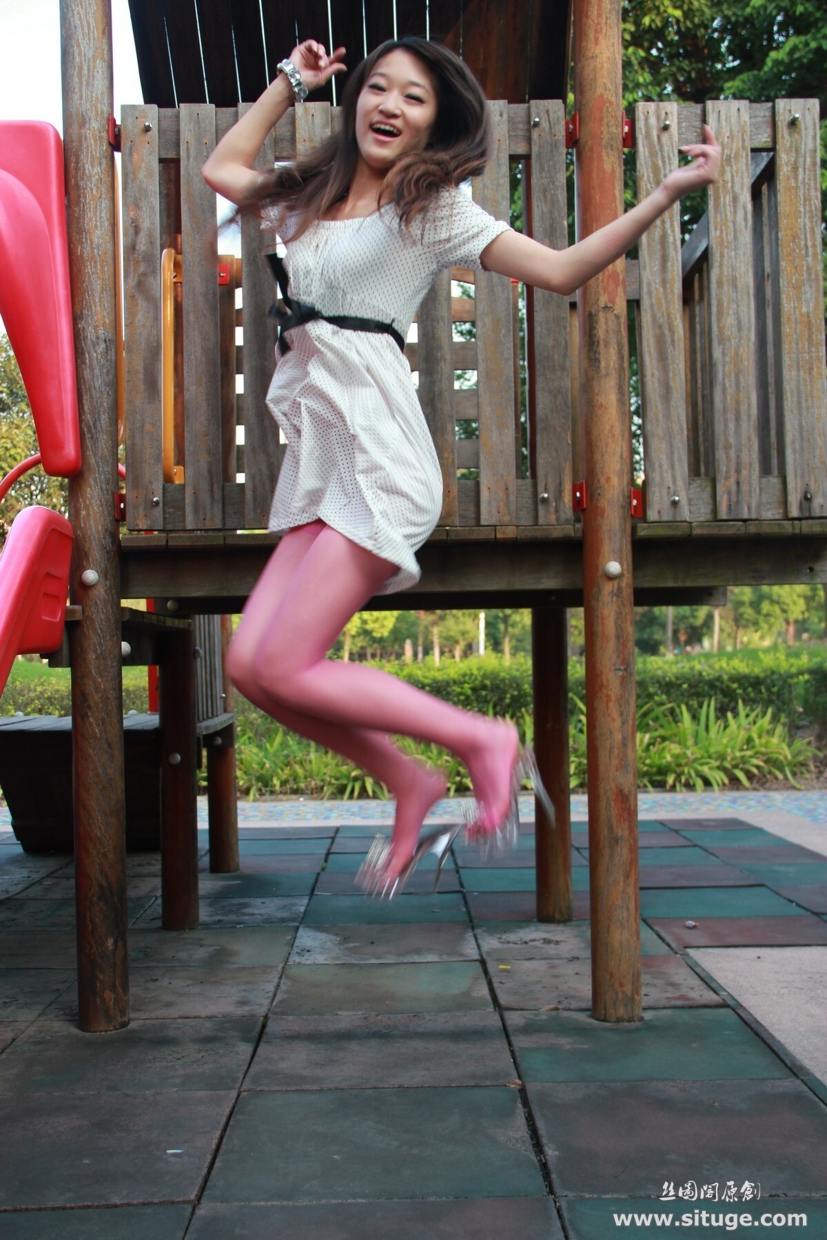 丝图阁 STGNo.035 WenZhen 丝袜美女唯美套图