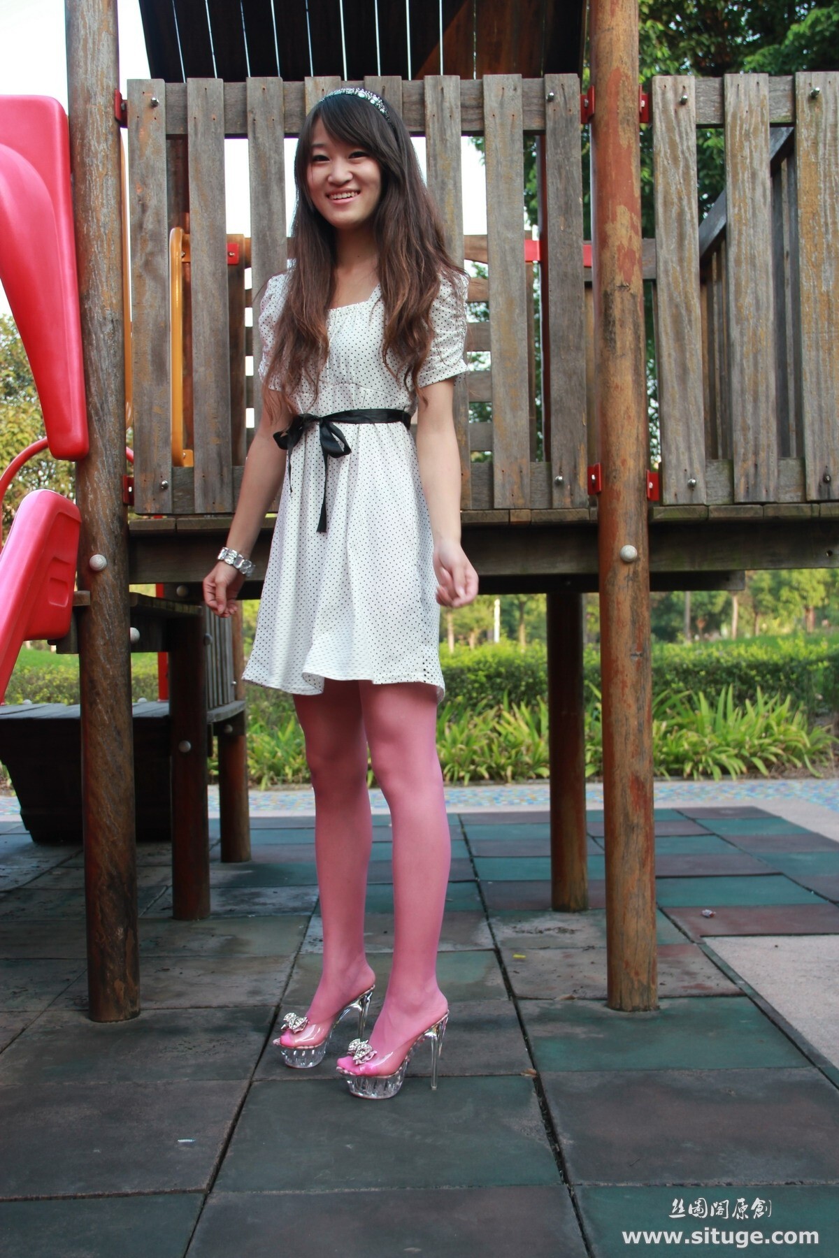 丝图阁 STGNo.035 WenZhen 丝袜美女唯美套图