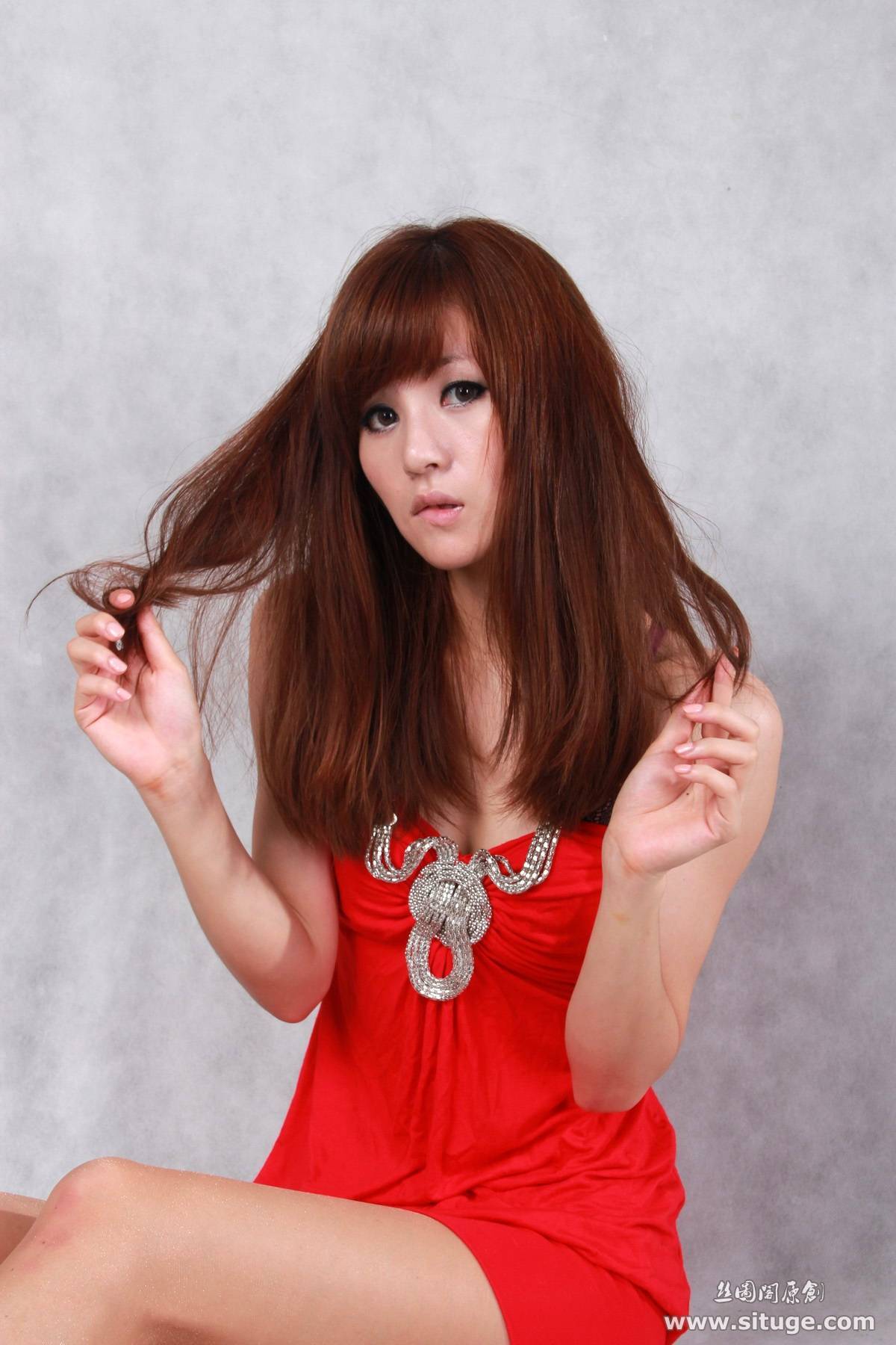 丝袜美女唯美套图丝图阁 STGNo.038 Sandy